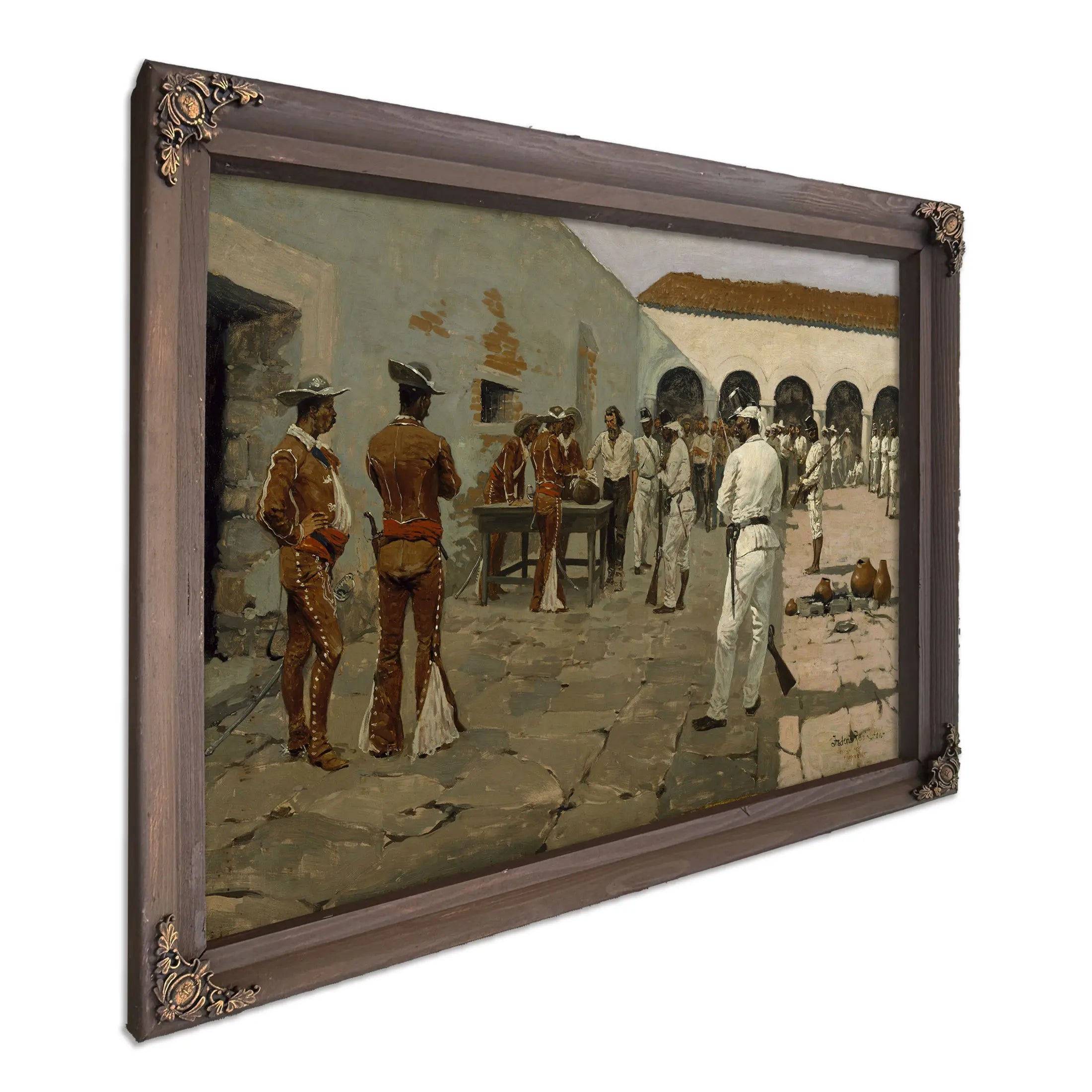 The Mier Expedition The Drawing Of The Black Bean by Frederic Remington