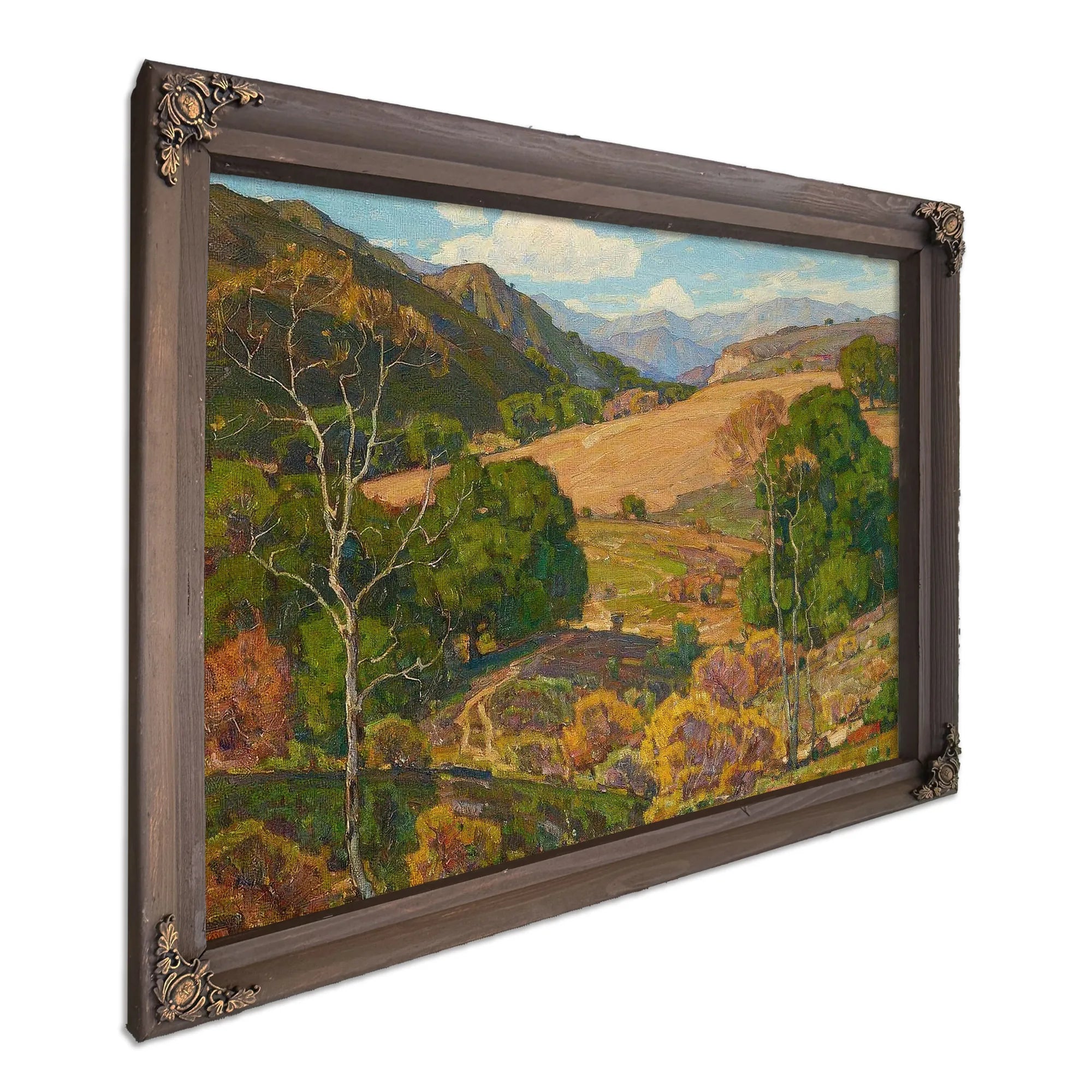 When Fields Lie Fallow By William Wendt Fine Art Print