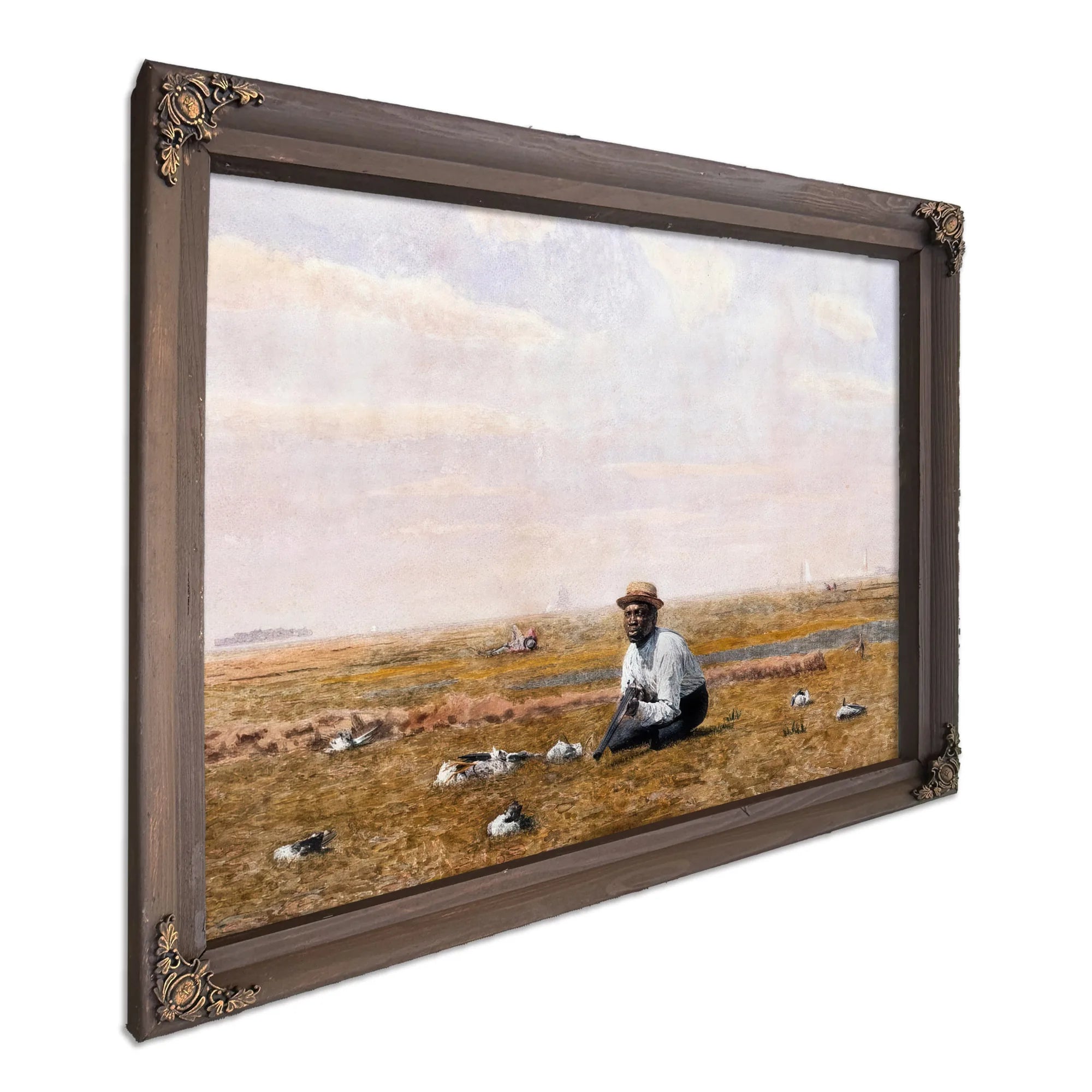 Whistling For Plover By Thomas Eakins Fine Art Print
