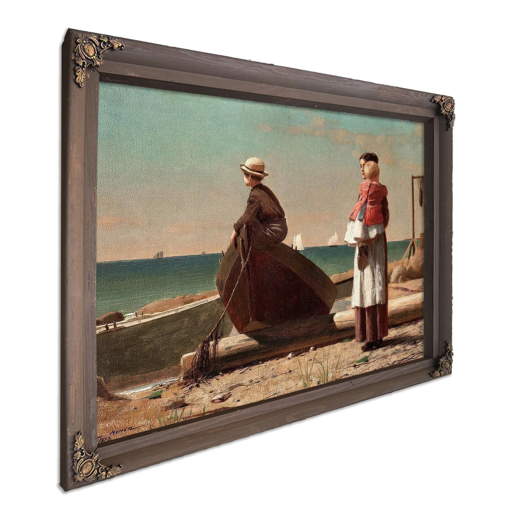 Dad's Coming By Winslow Homer Fine Art Print