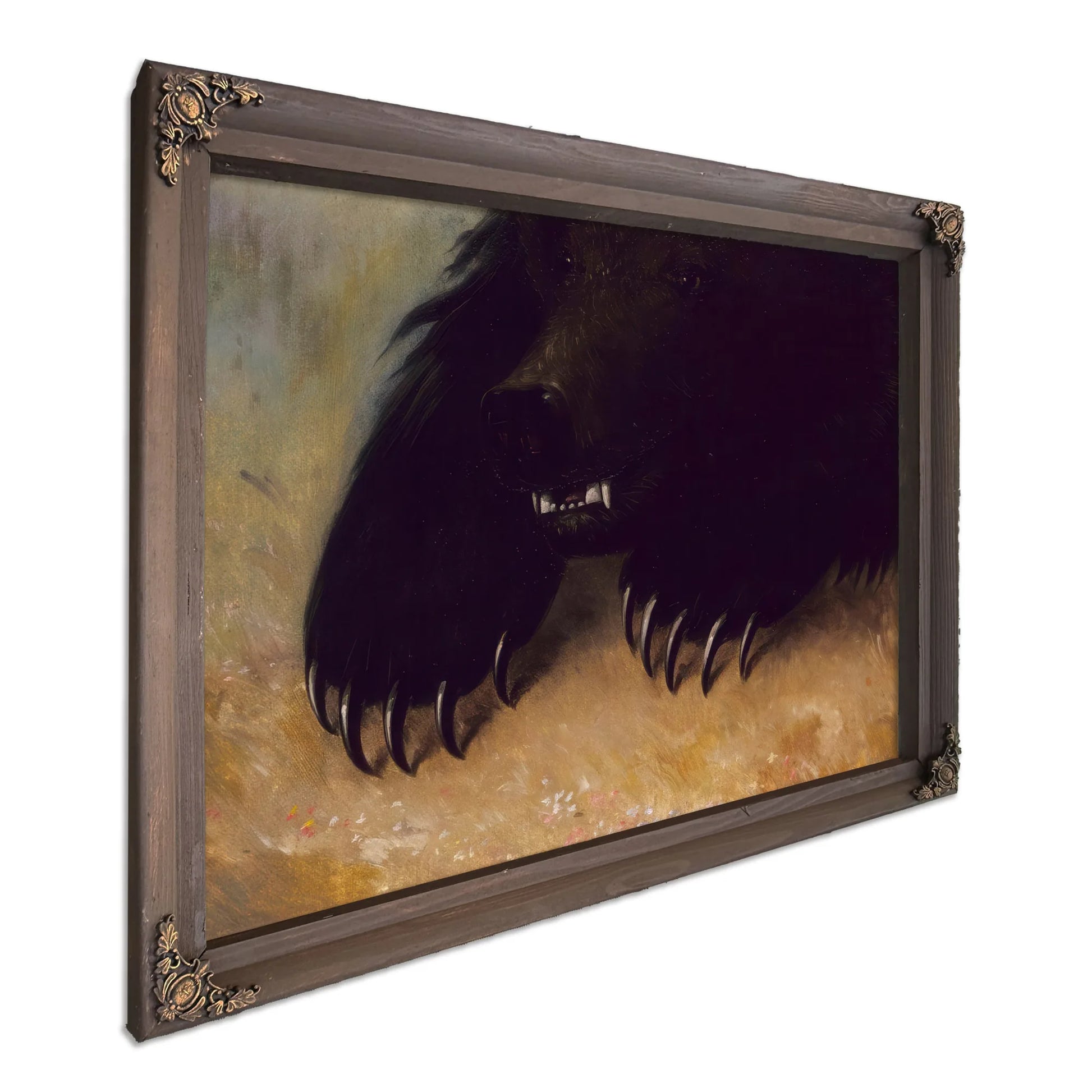 Weapons And Physiognomy Of The Grizzly Bear By George Catlin Fine Art Print