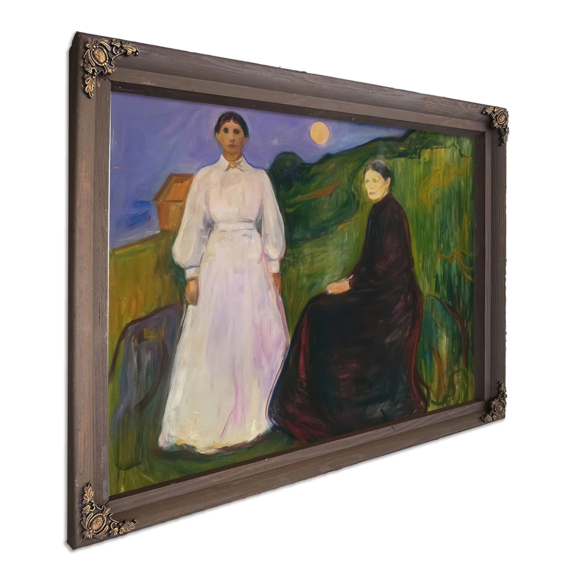 Mother And Daughter 1897 By Edvard Munch Fine Art Print
