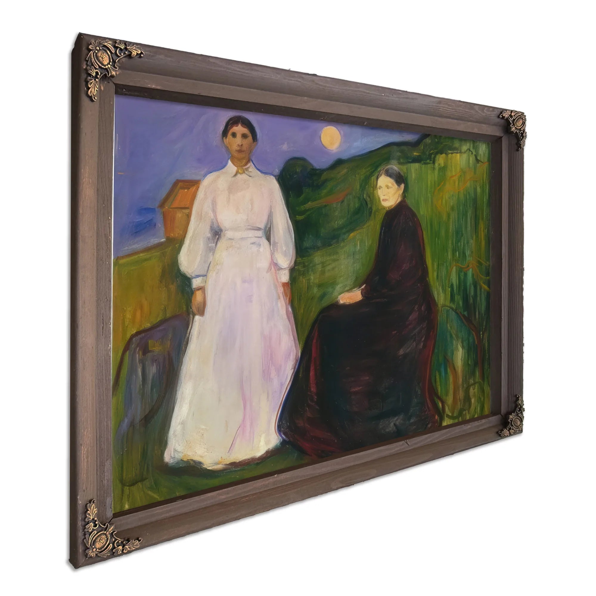 Mother And Daughter 1897 By Edvard Munch Fine Art Print