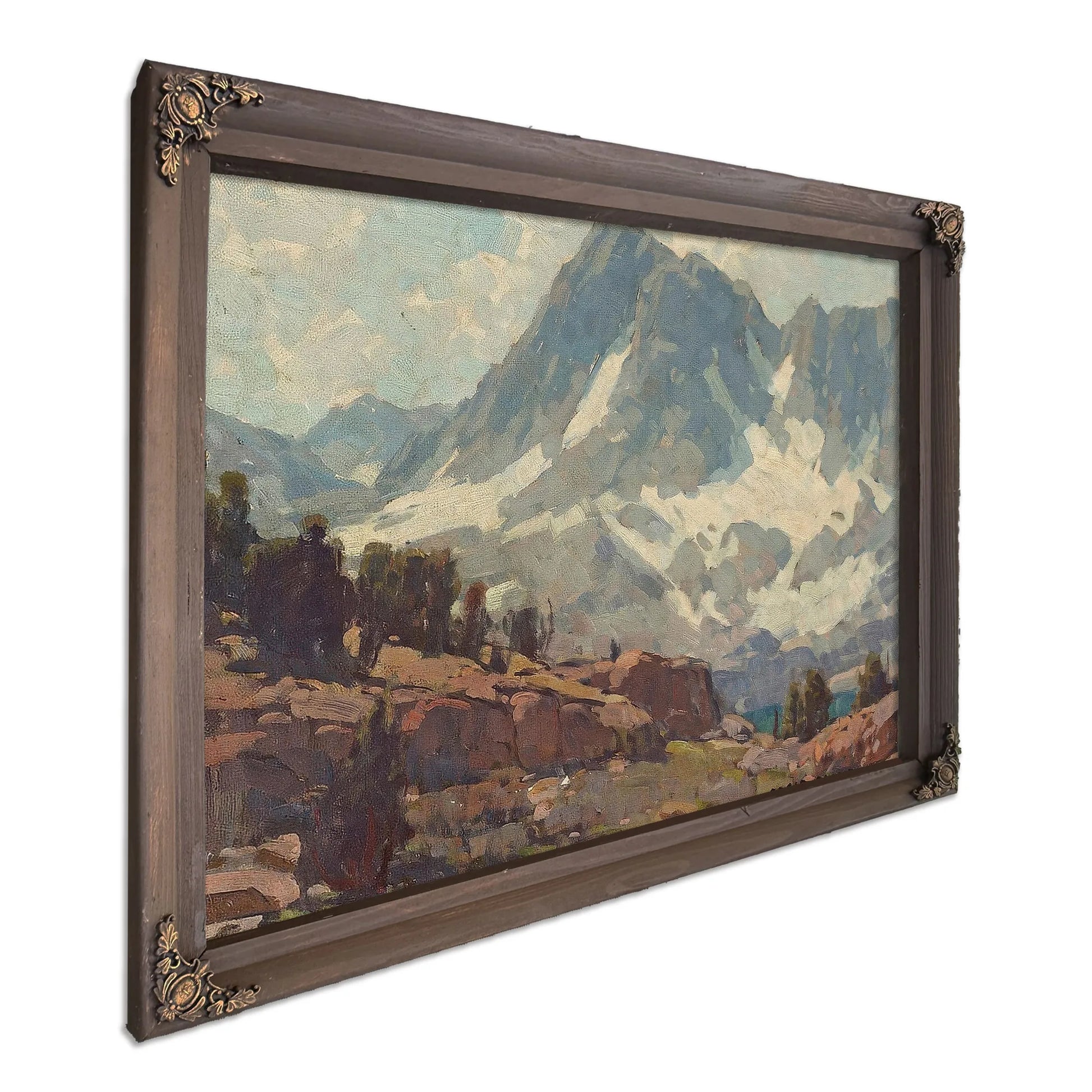 Sierra Glaciers And Lake By Edgar Payne Fine Art Print