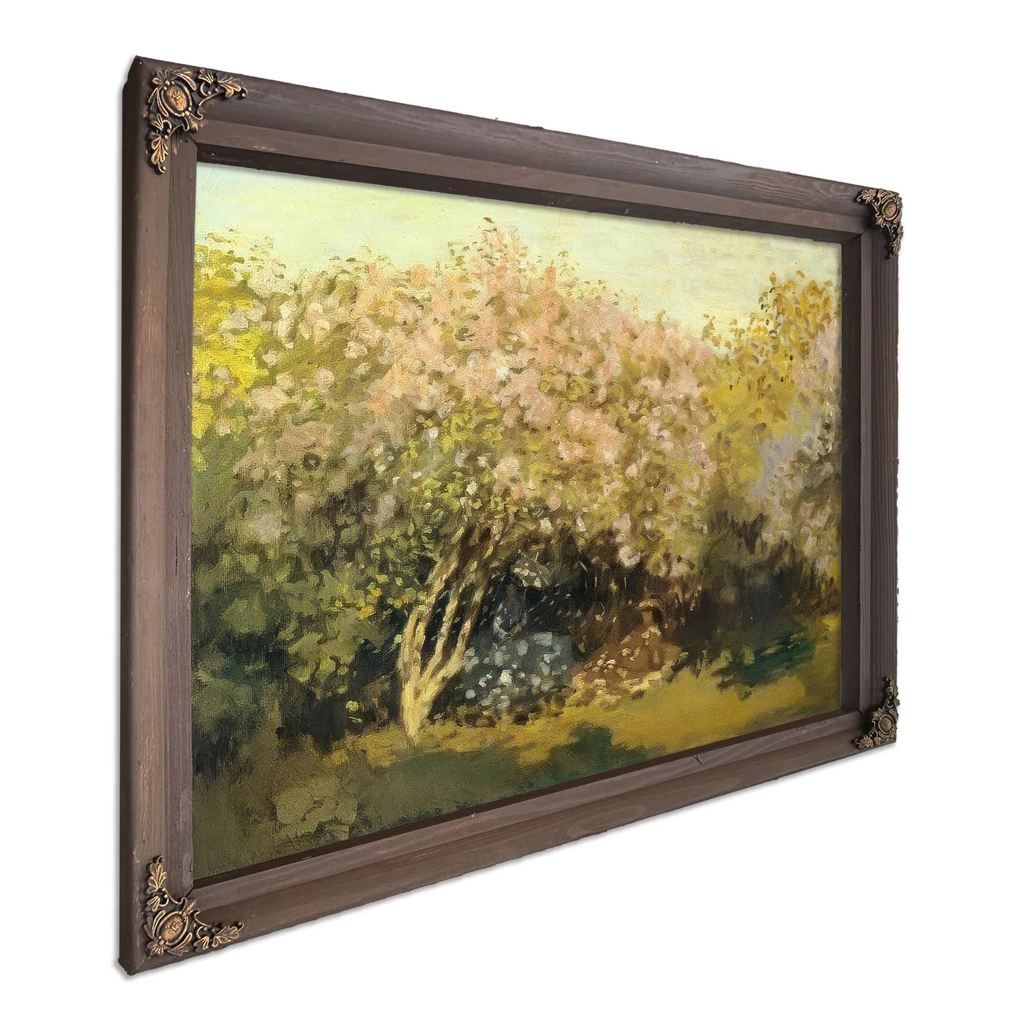 Lilacs In The Sun By Claude Monet Fine Art Print