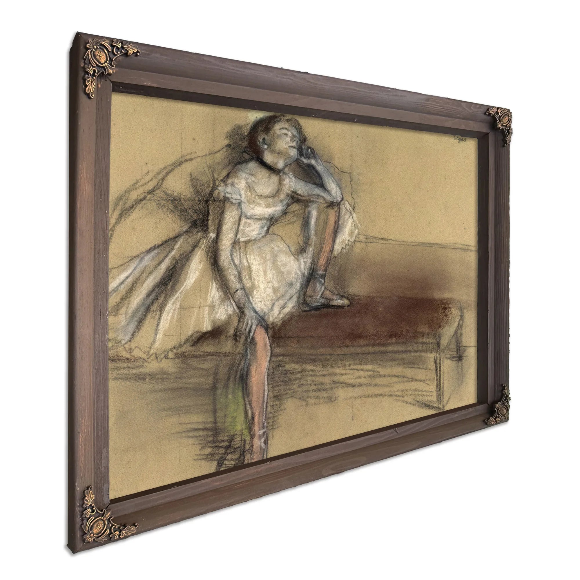A. Coryphee Resting By Edgar Degas Fine Art Print