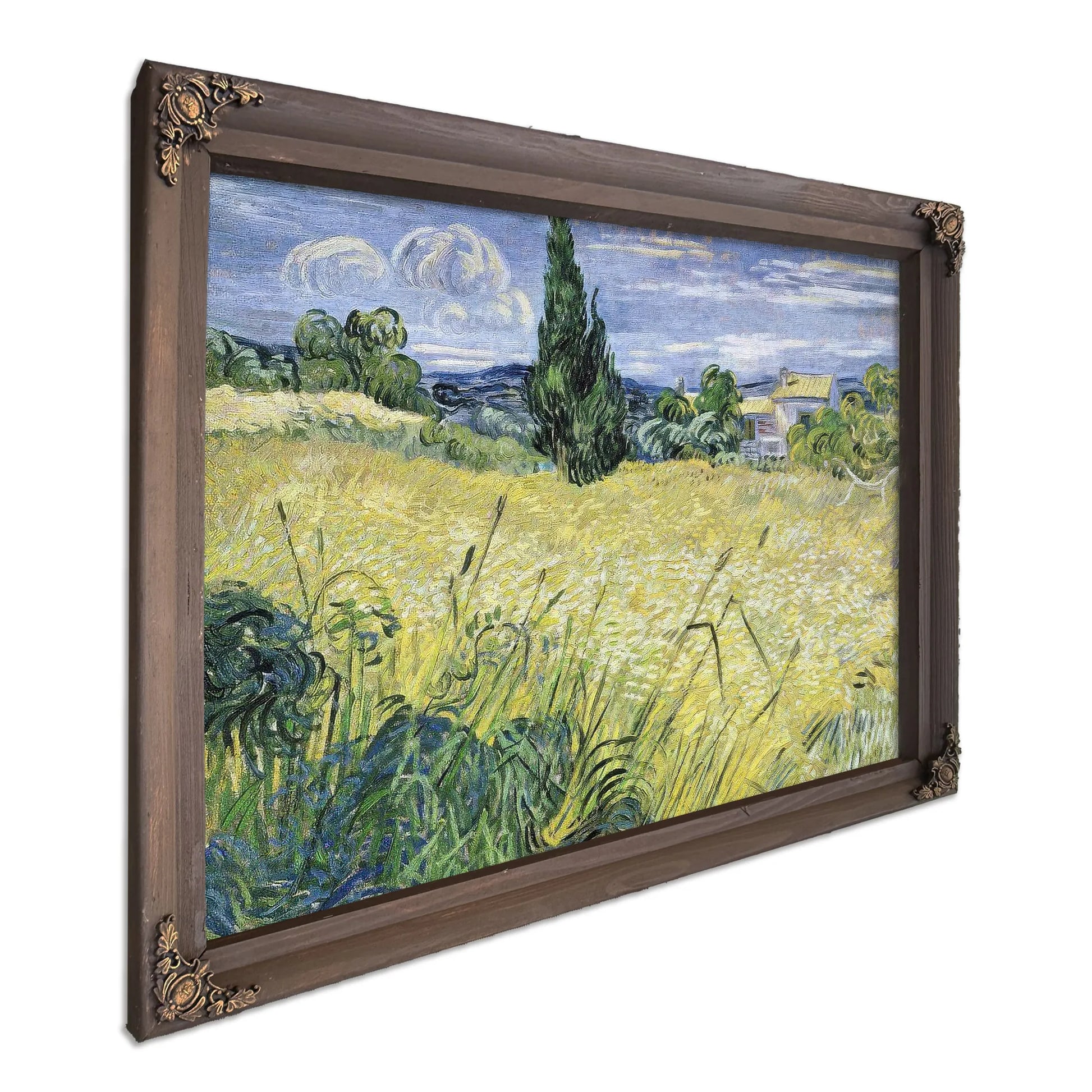 Landscape With Green Corn By Vincent Van Gogh Fine Art Print