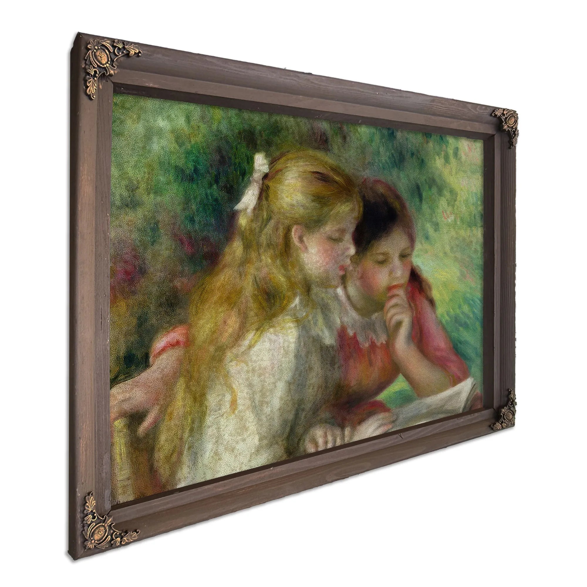 The Reading By Pierre Auguste Renoir Fine Art Print