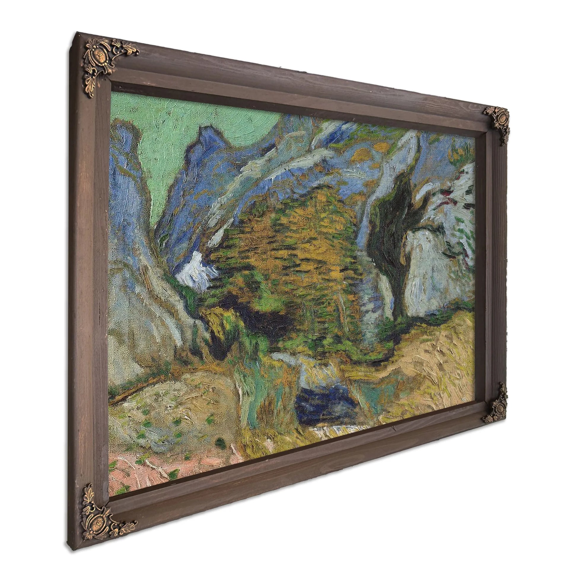 Ravine With A Small Stream By Vincent Van Gogh Fine Art Print