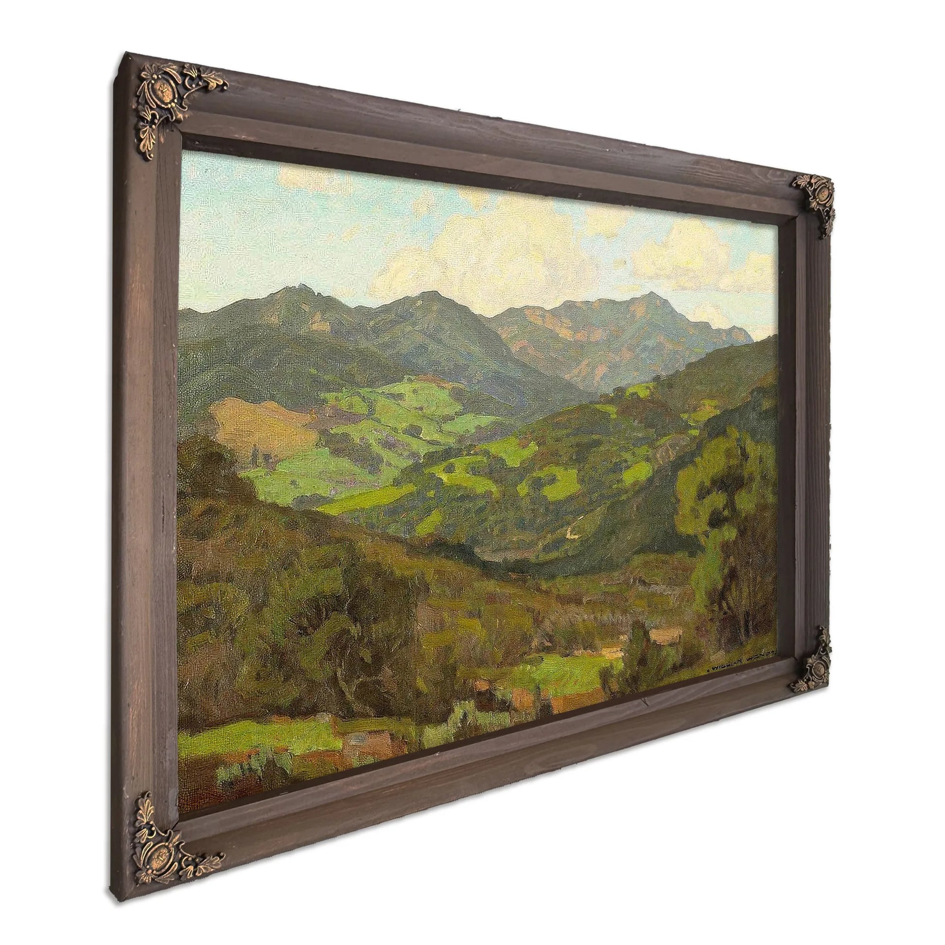Converging Fields By William Wendt Fine Art Print