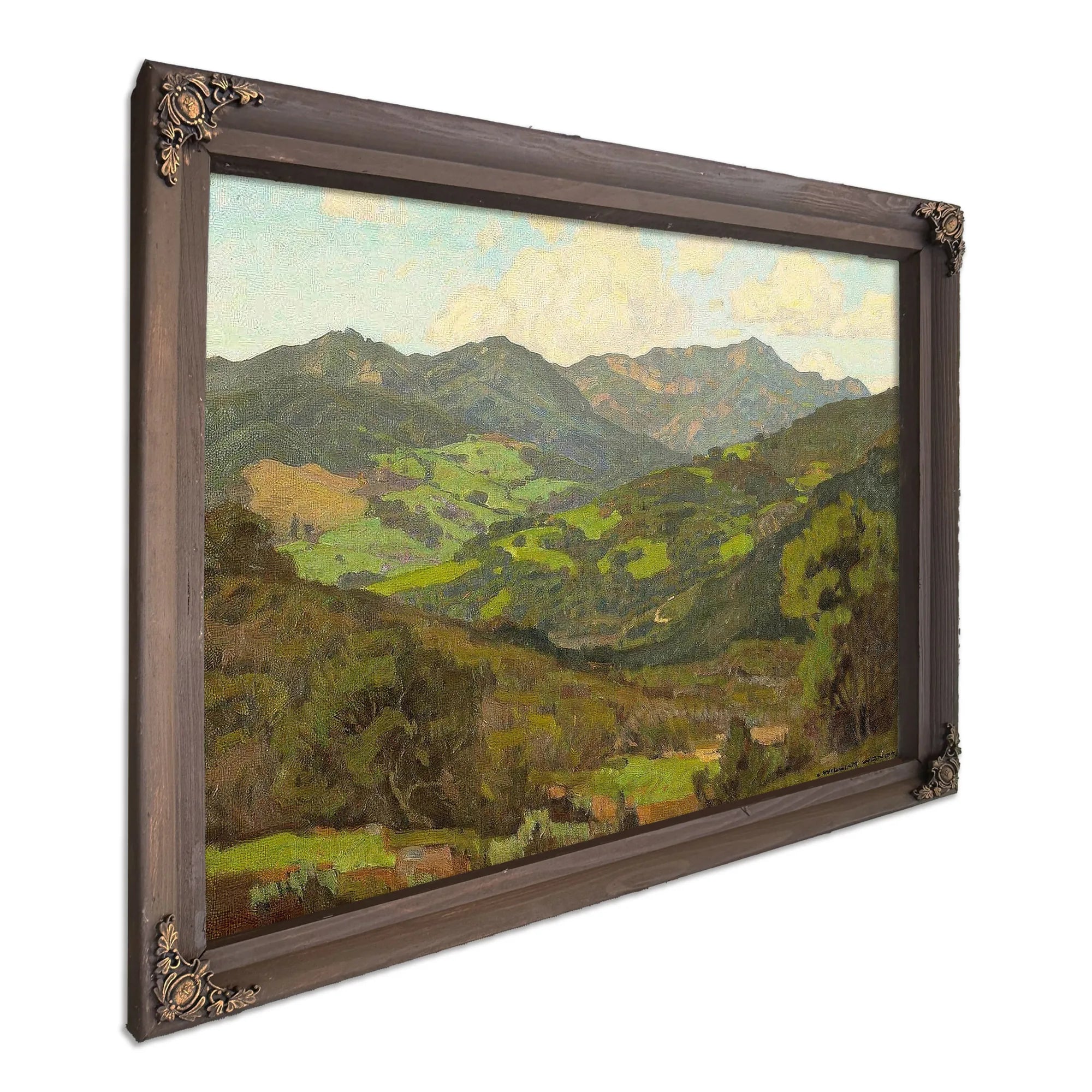 Converging Fields By William Wendt Fine Art Print