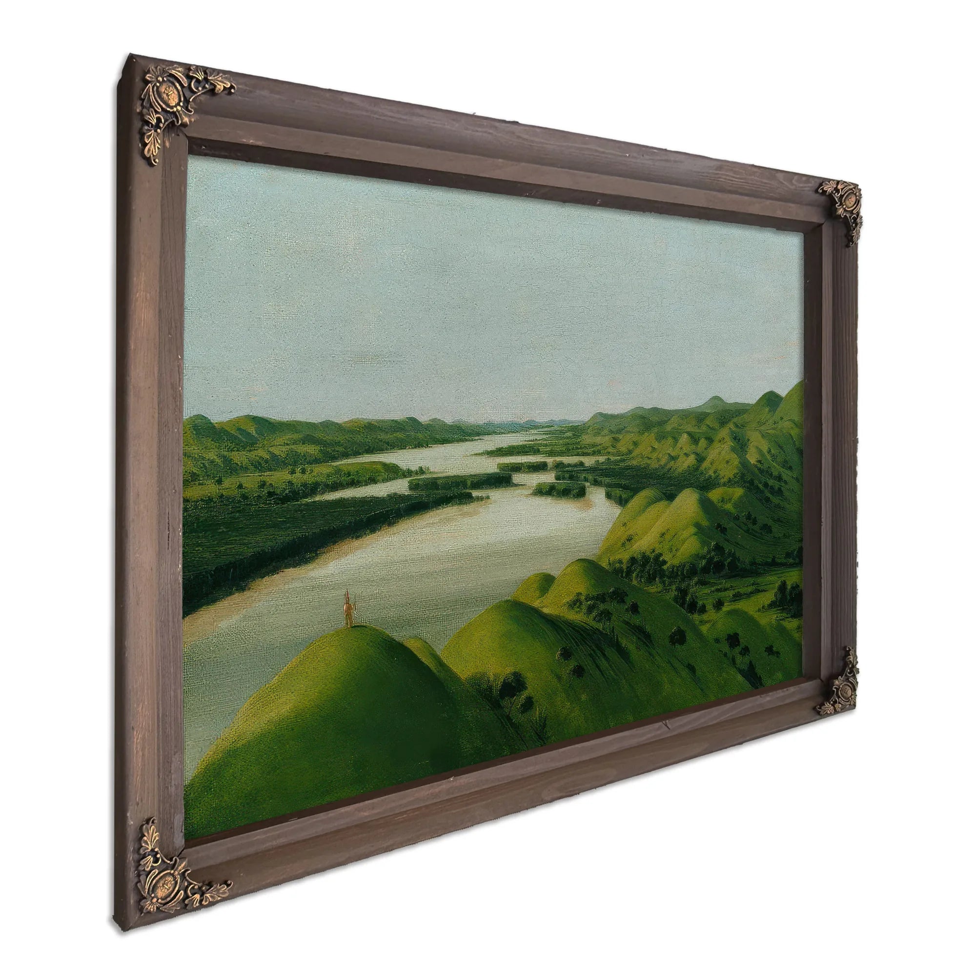 River Bluffs, 1320 Miles Above St. Louis By George Catlin Fine Art Print