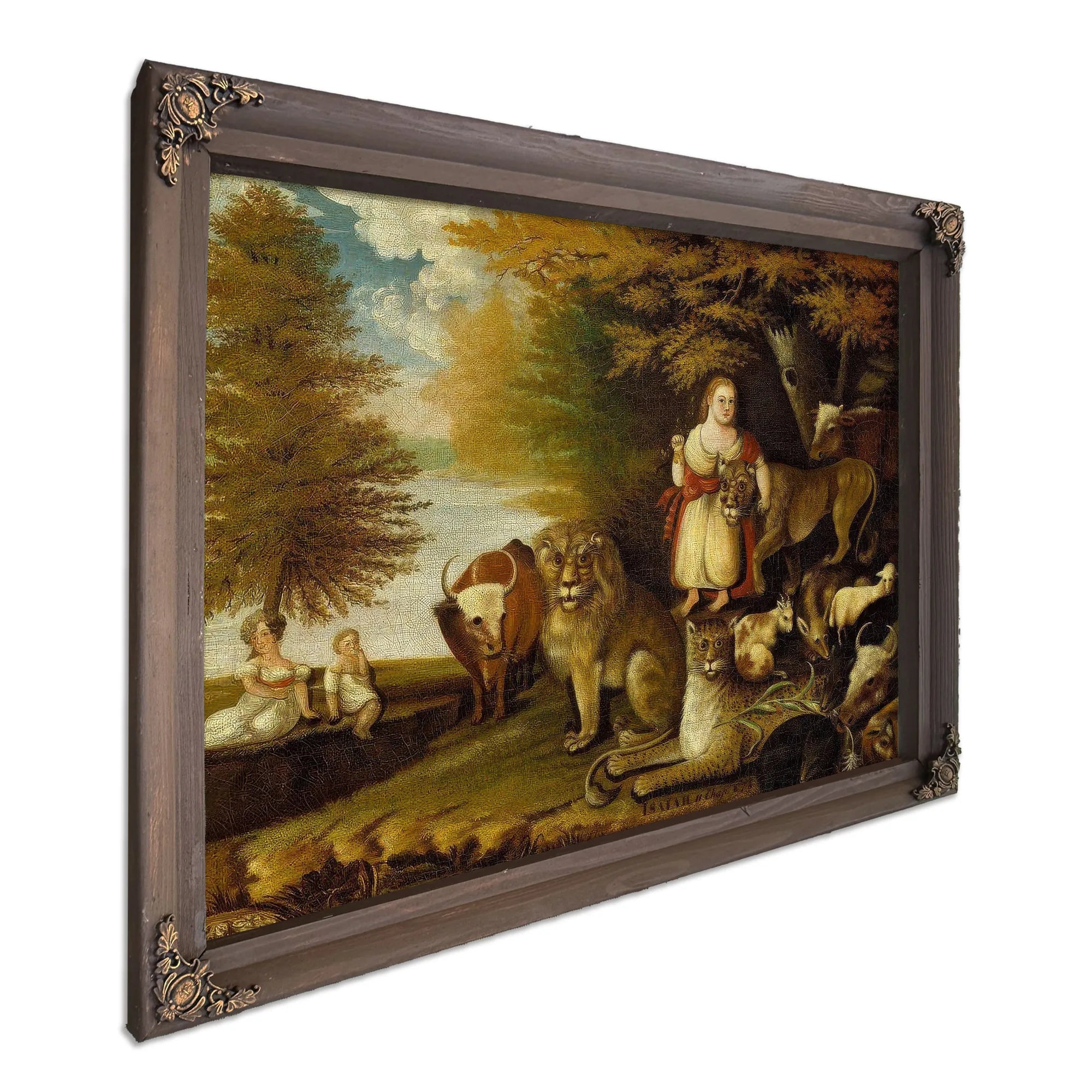 Peaceable Kingdom 1832 By Edward Hicks Fine Art Print