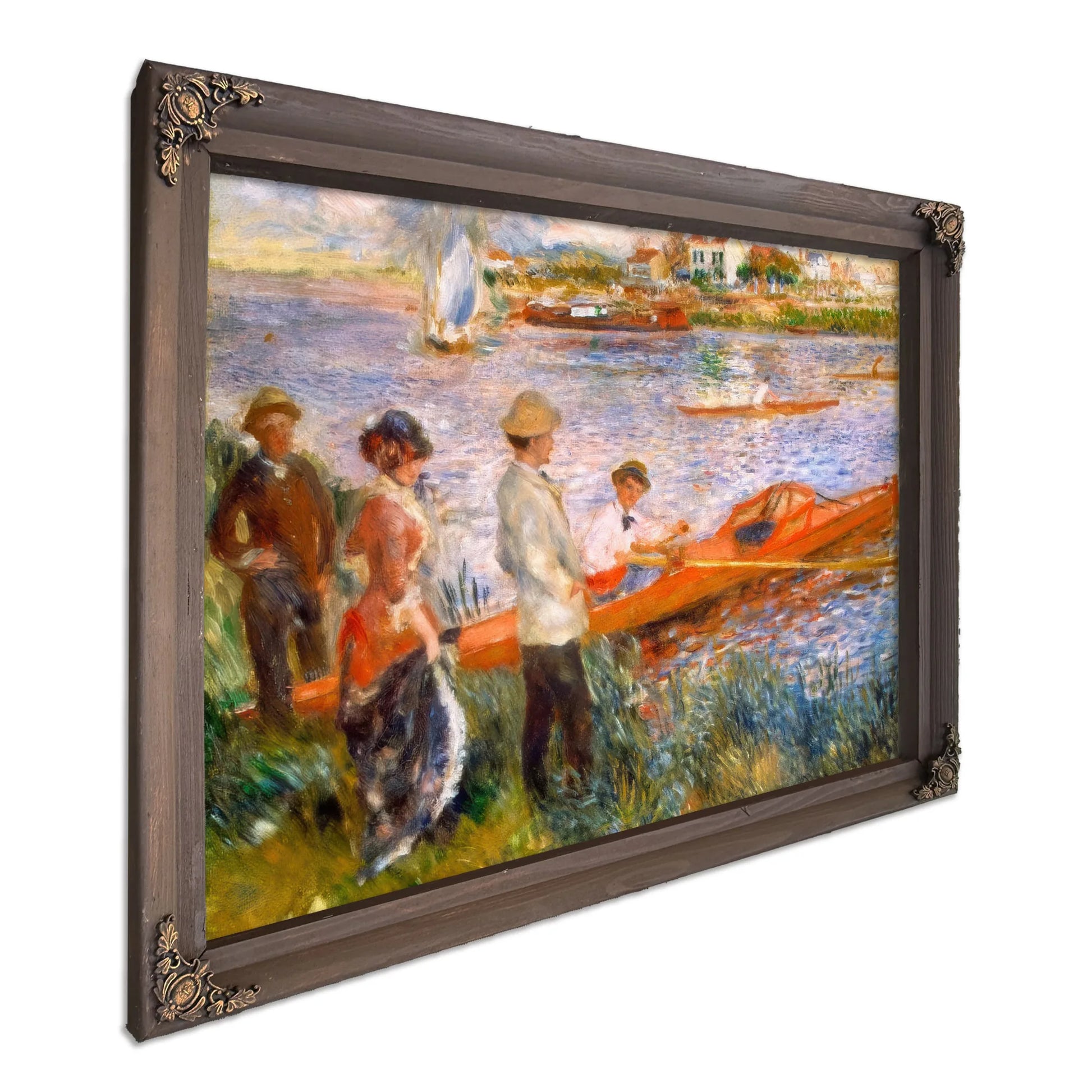 Oarsmen At Chatou By Pierre August Renoir Fine Art Print