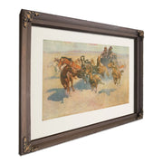 Downing The High Header by Frederic Remington
