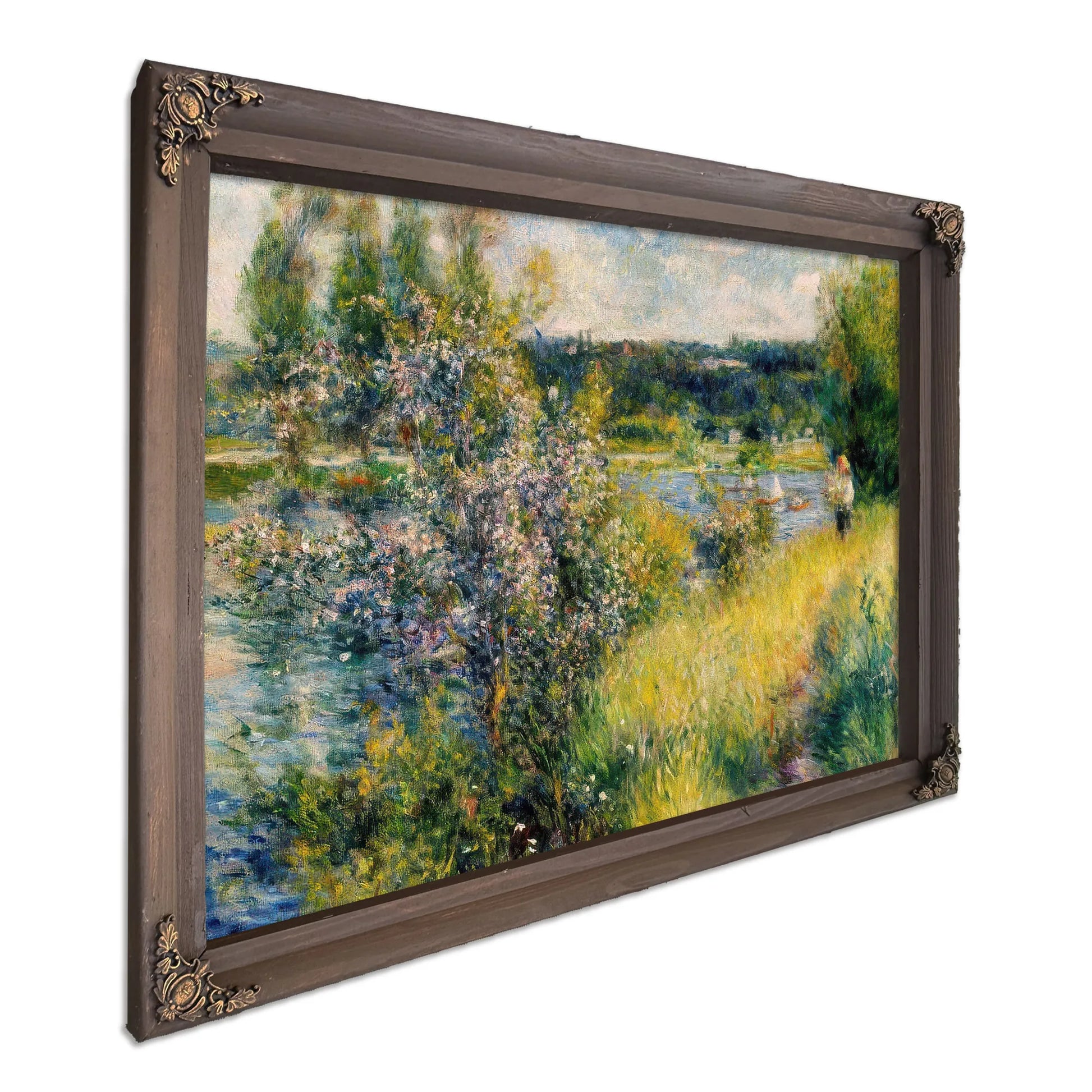 The Seine At Chatou By Pierre August Renoir Fine Art Print