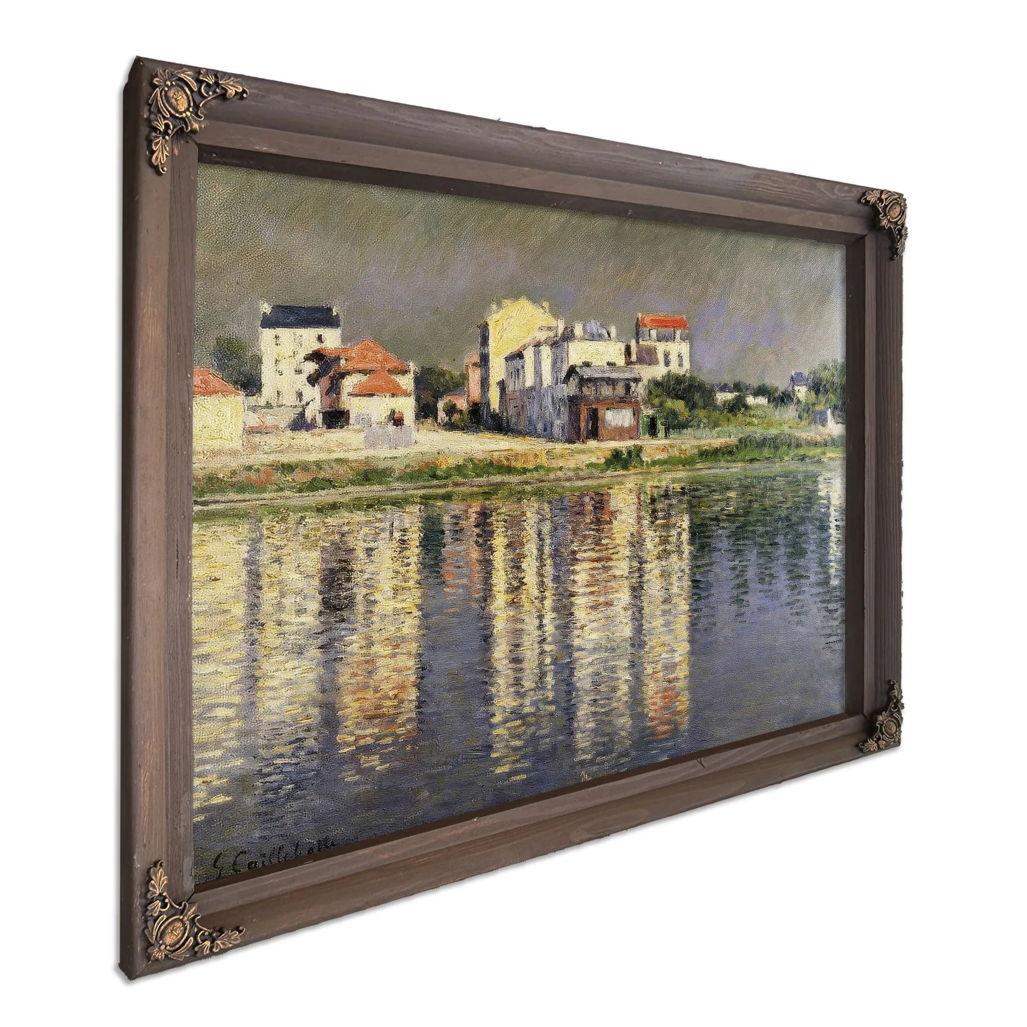 Bord De Seine A Argenteuil By Gustave Caillebotte Fine Art Print