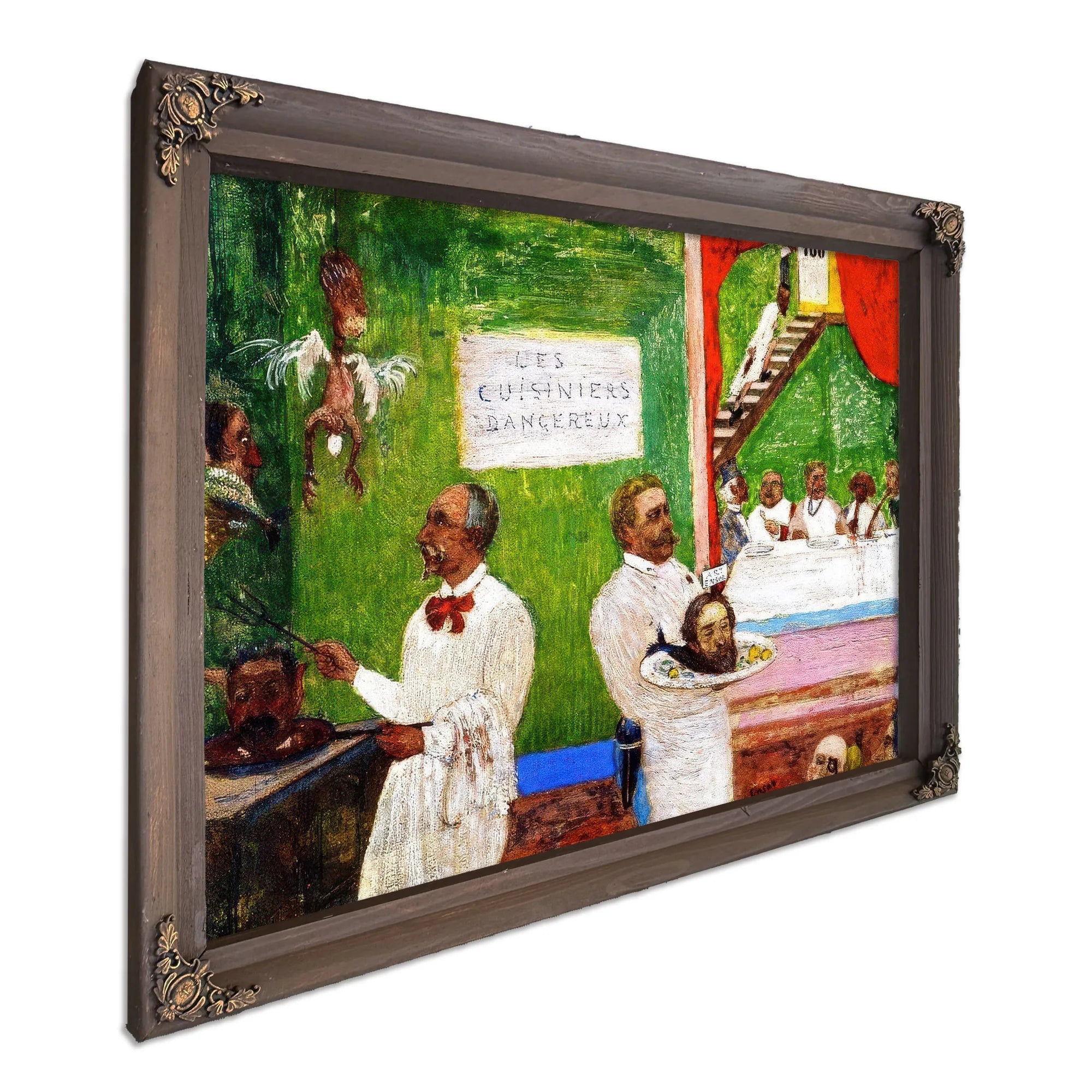 Dangerous Cooks By James Ensor Fine Art Print