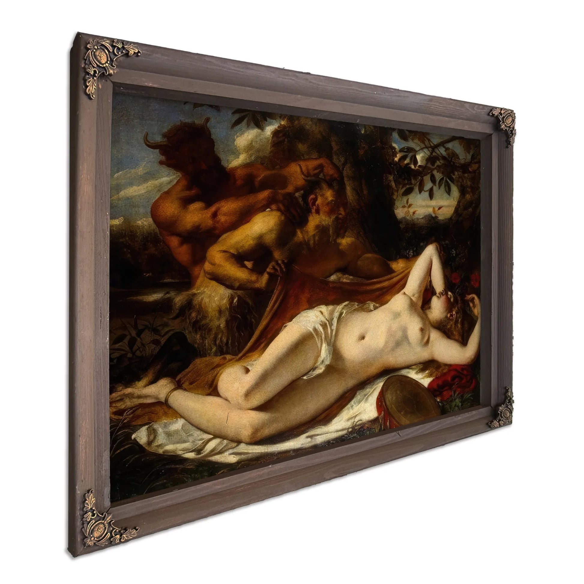 Sleeping Nymphs And Satyrs By William Etty Fine Art Print