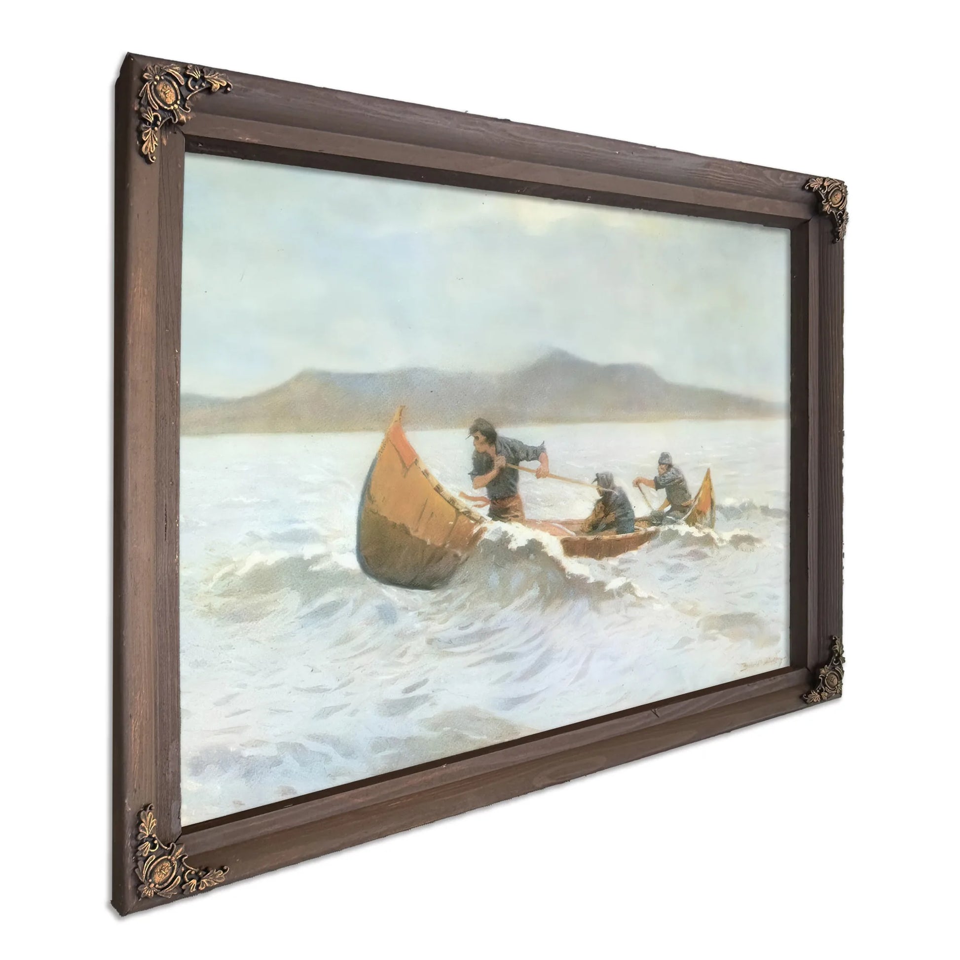 The Howl Of The Weather Aka The Squall By Frederic Remington Fine Art Print