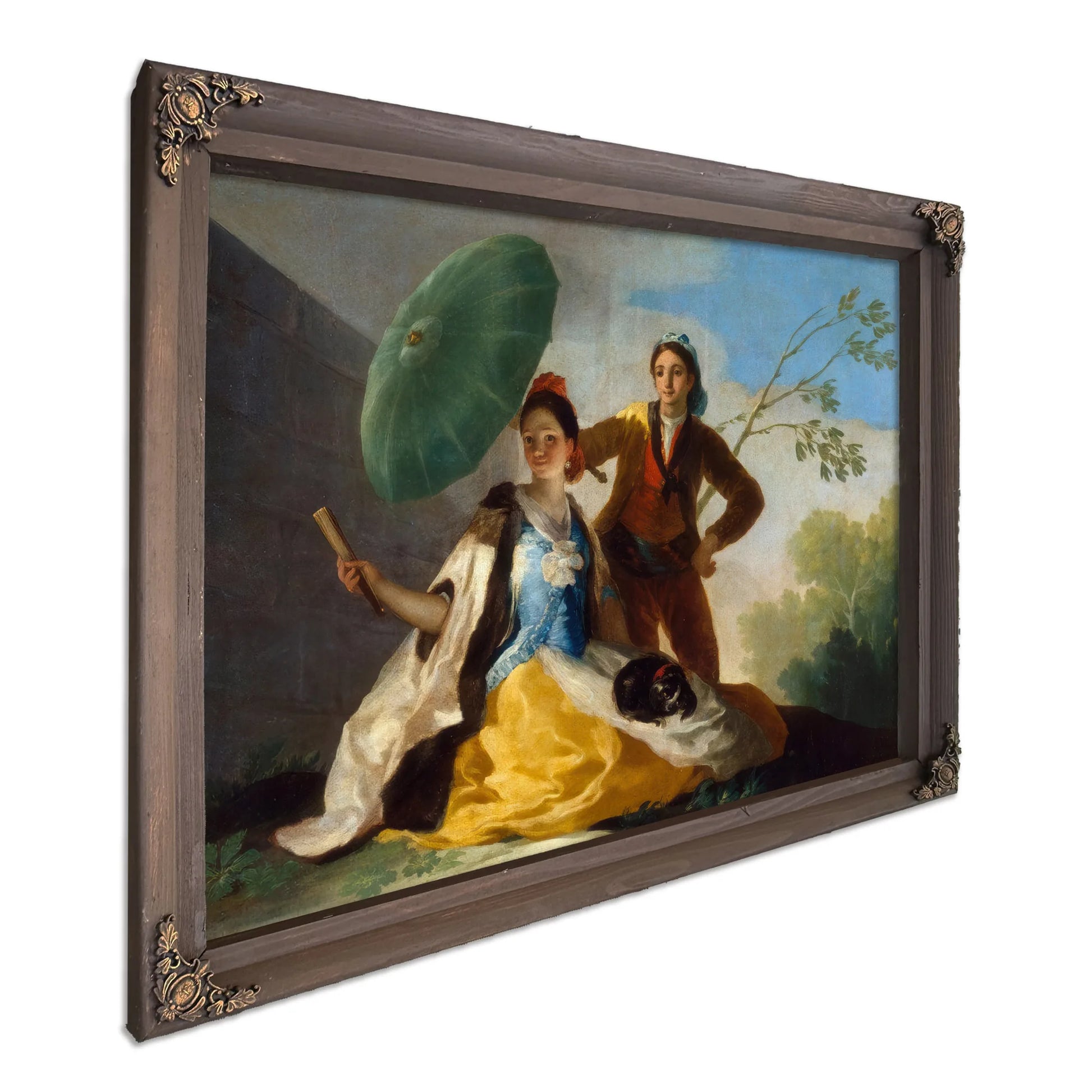 The Parasol El Quitasol 1777 Oil On Linen 104X152Cm Museo Del Prado Madrid By Francisco De Goya Fine Art Print