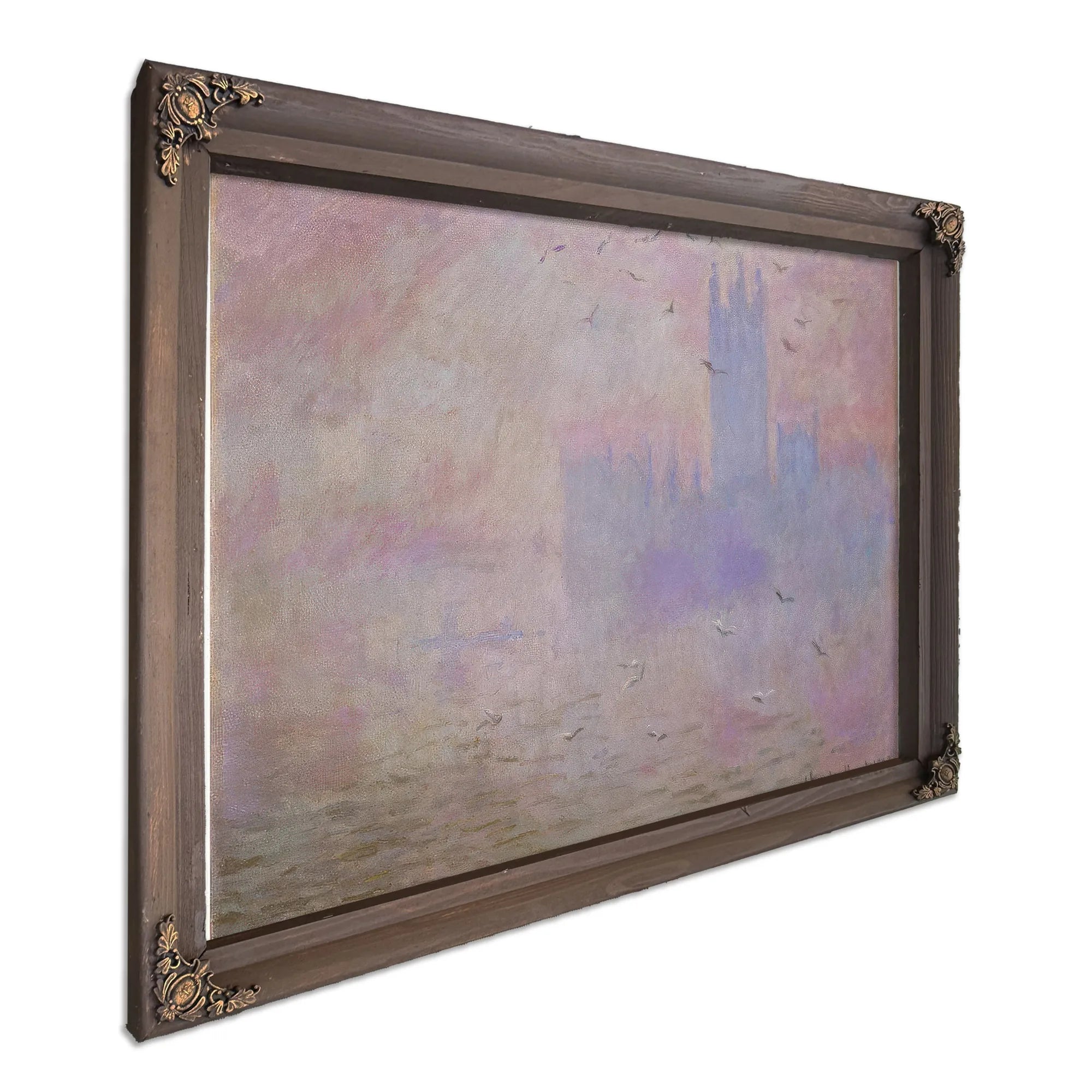 The Houses Of Parliament, Seagulls By Claude Monet Fine Art Print