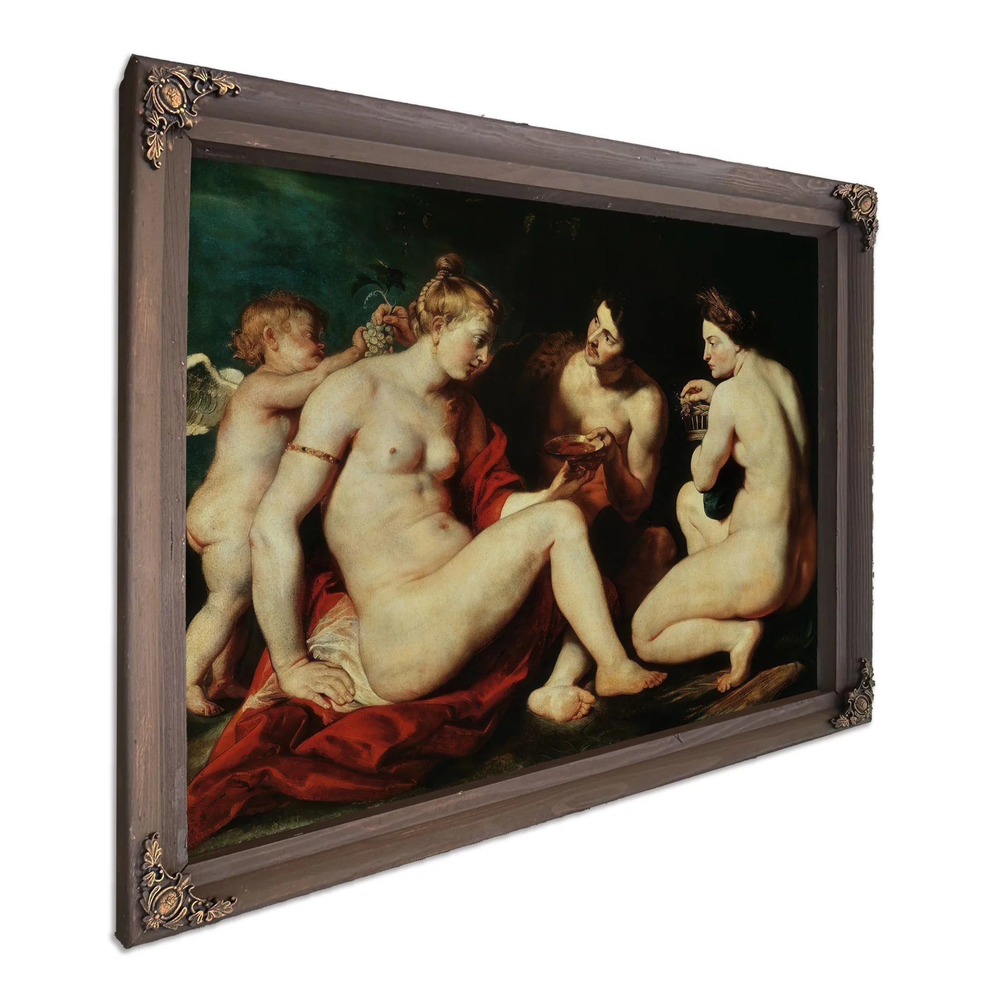 Venus Cupid Bacchus And Ceres By Peter Paul Rubens Fine Art Print