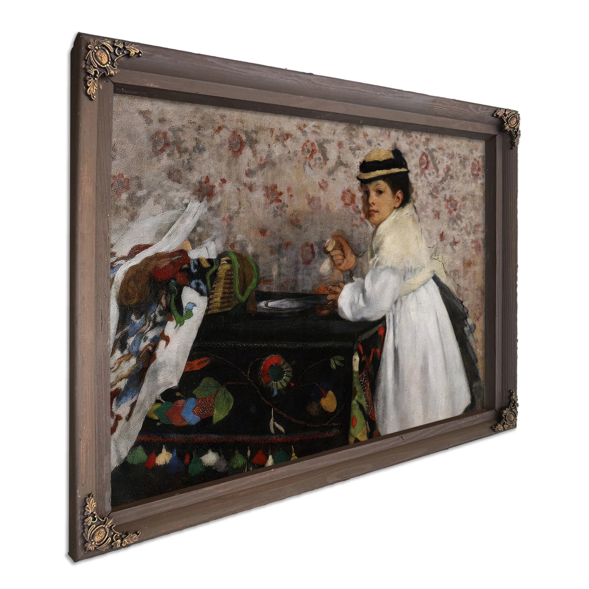 Portrait Of Mlle Hortense Valpincon 1871 By Edgar Degas Fine Art Print