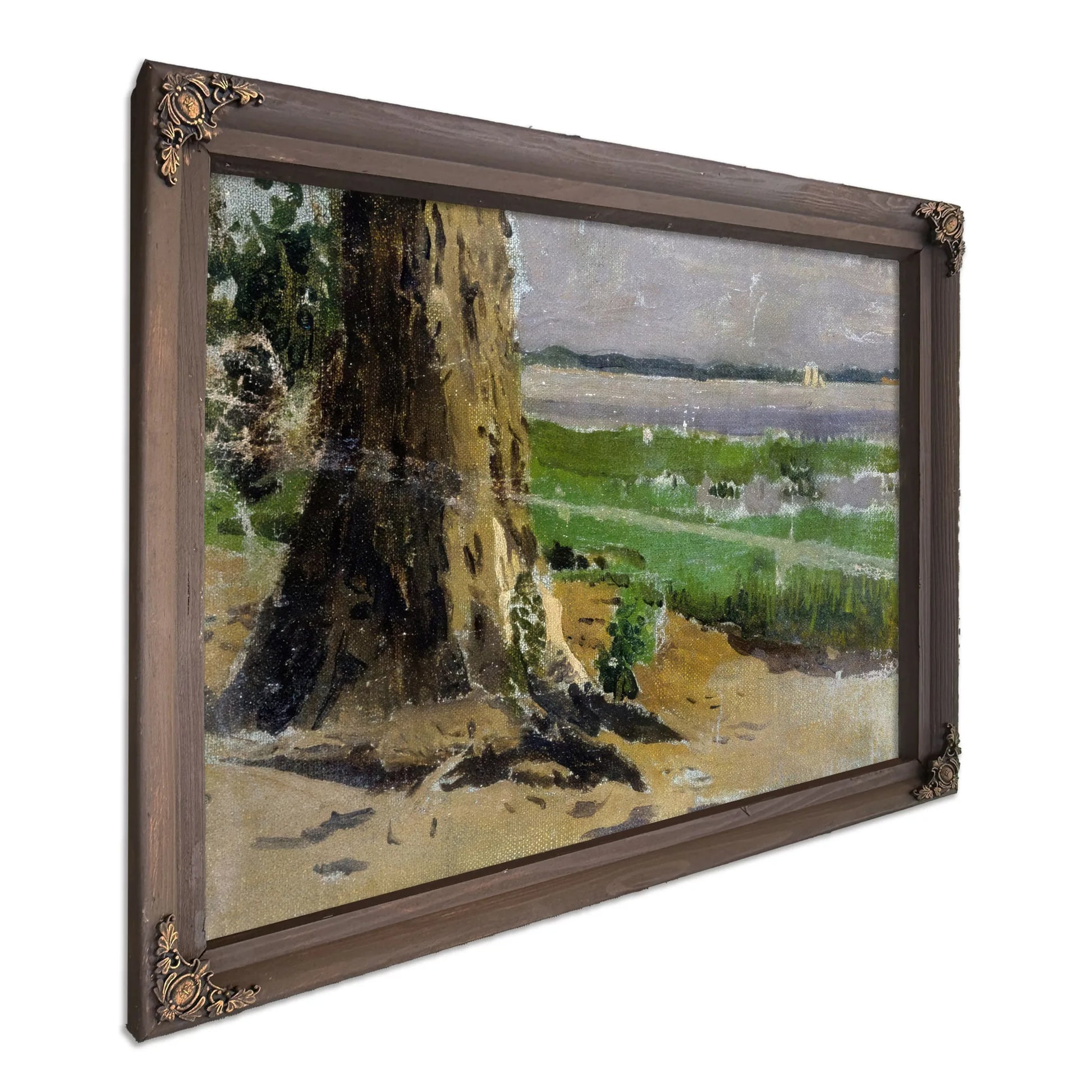 Landscape Sketch By Thomas Eakins Fine Art Print