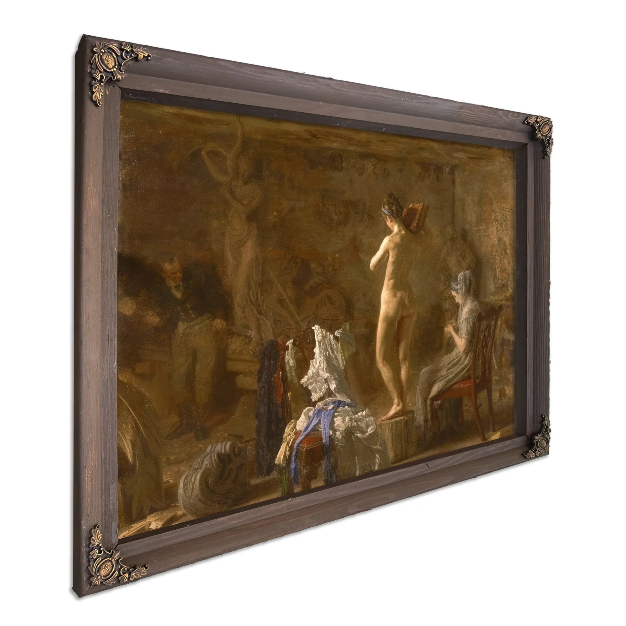 William Rush Carving Allegorical Figure Of The Schuylkill River By Thomas Eakins Fine Art Print