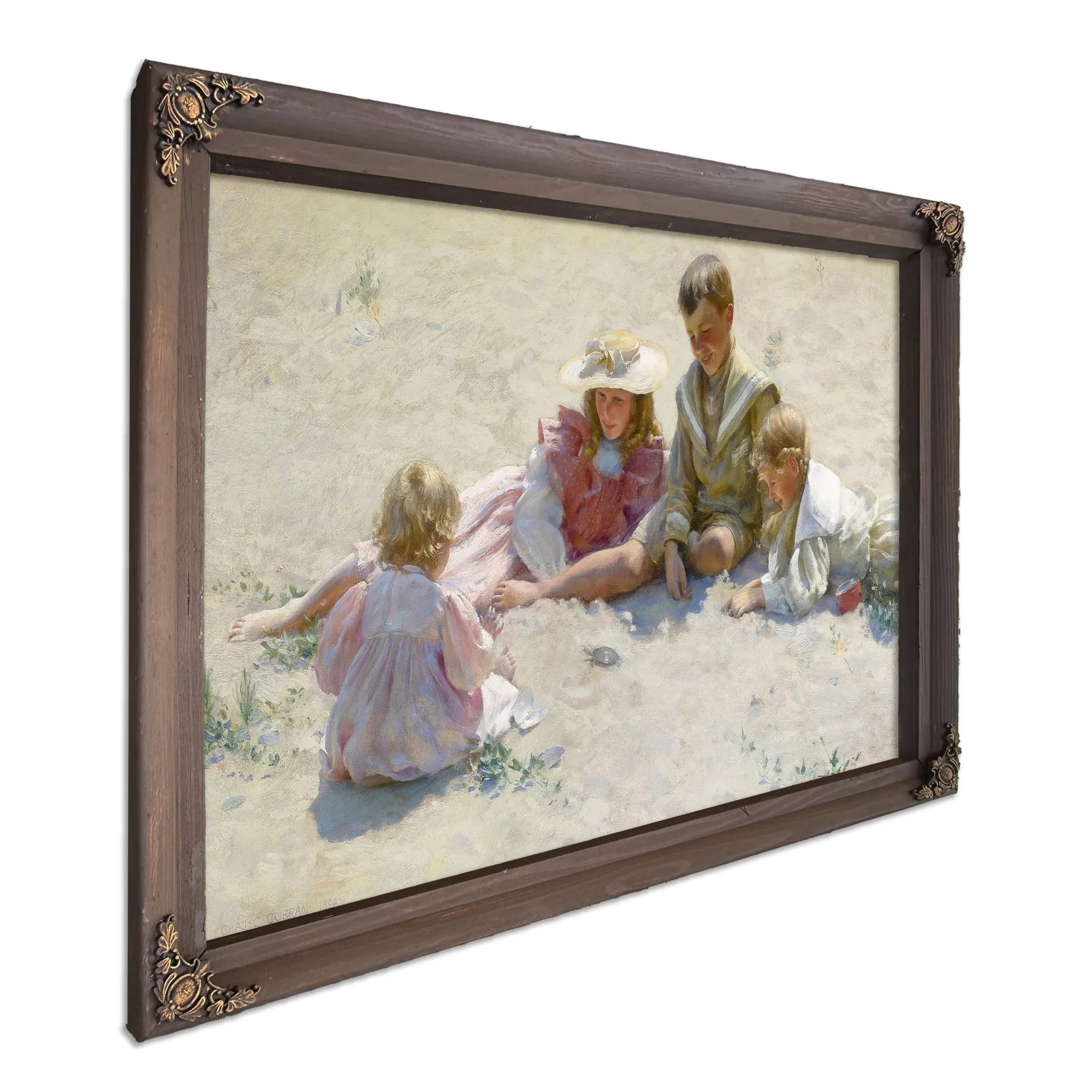 Children By The Seashore (1896) by Charles Courtney Curran