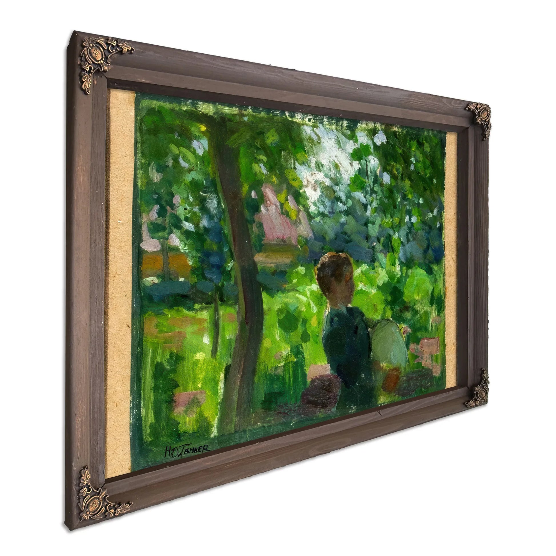 Study For The Bagpipe Lesson By Henry Ossawa Tanner Fine Art Print