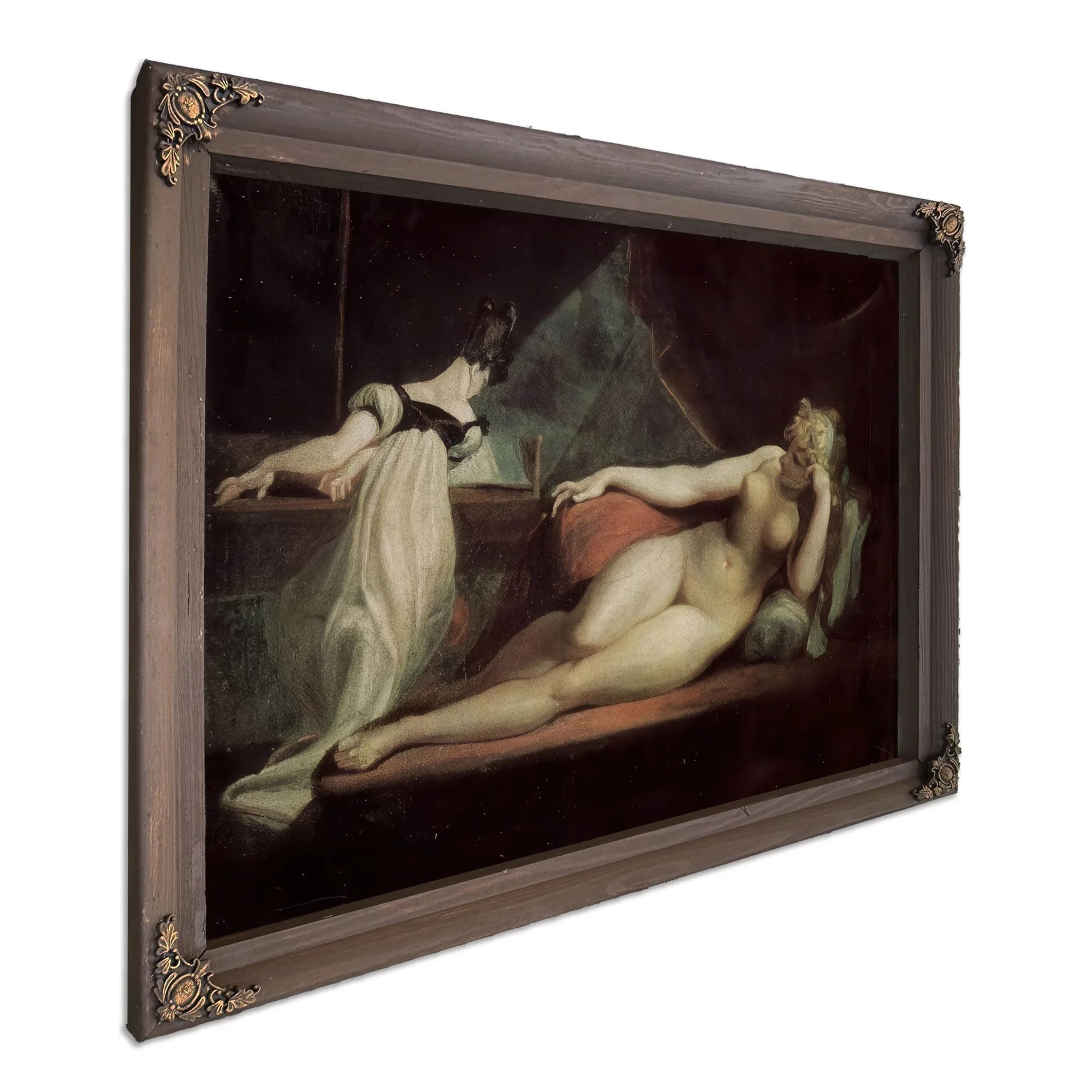 Reclining Nude And Piano Teacher By Henry Fuseli Fine Art Print