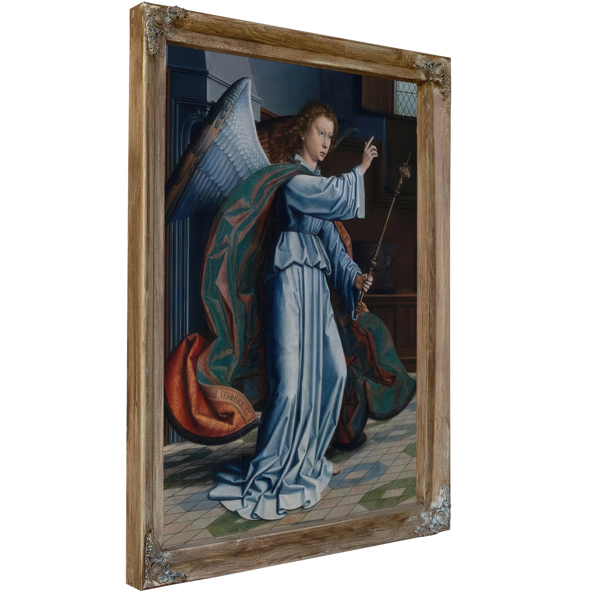 1 The Annunciation Gerard David By Gerard David Fine Art Print