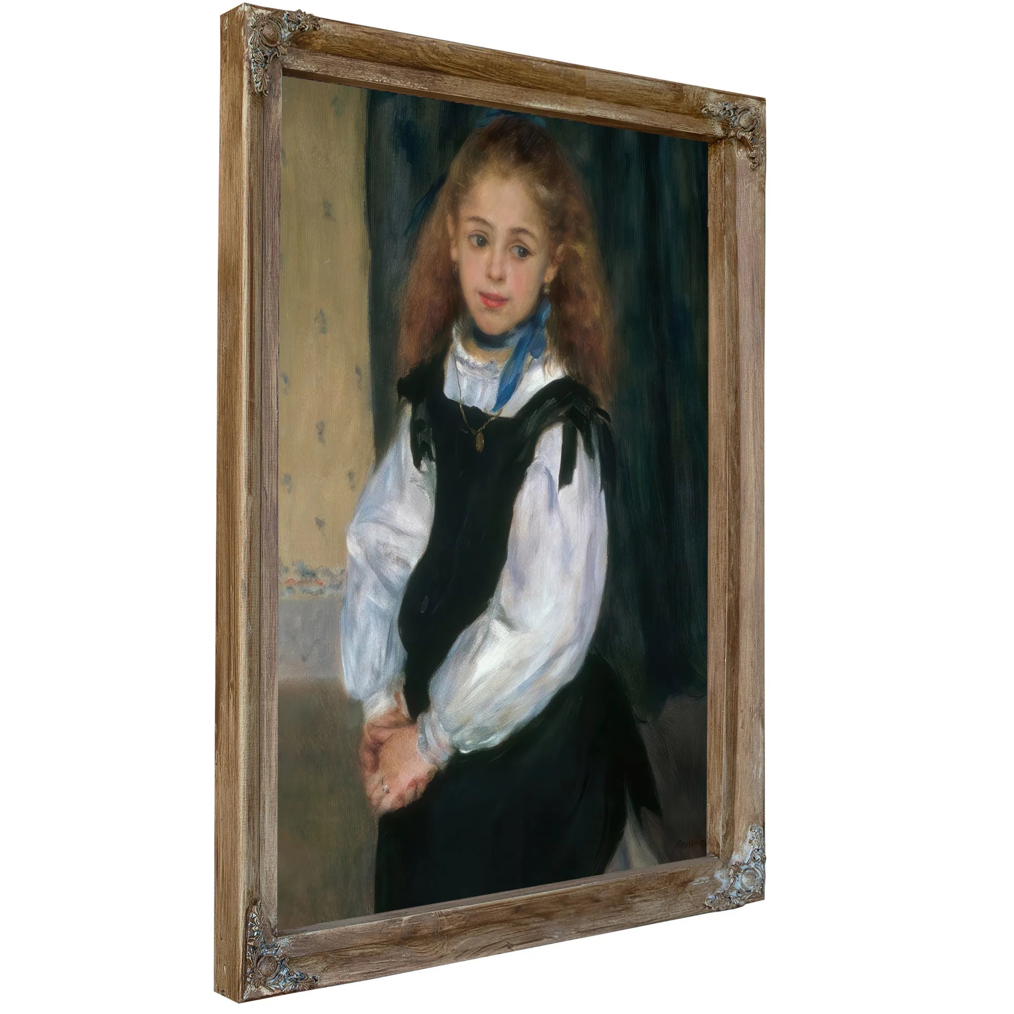 Portrait Of Mademoiselle Legrand By Pierre August Renoir Fine Art Print