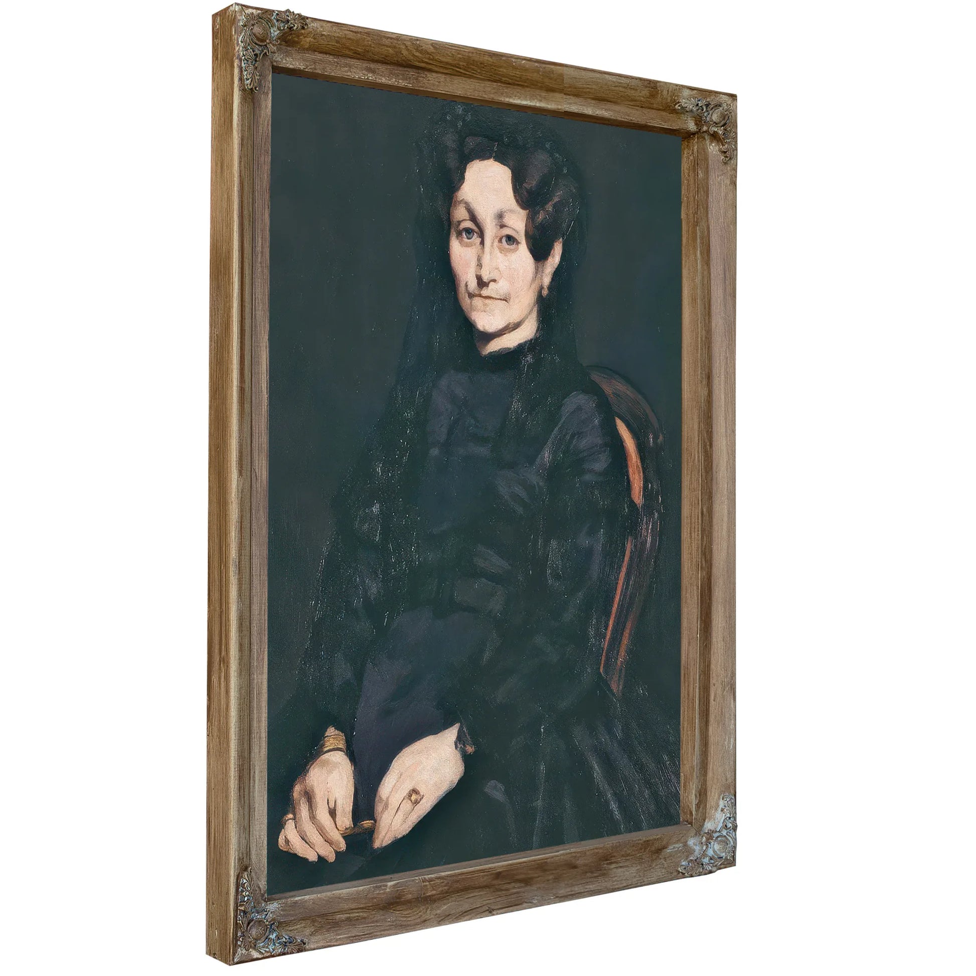 Portrait Of Madame Auguste Manet By Edouard Manet Fine Art Print