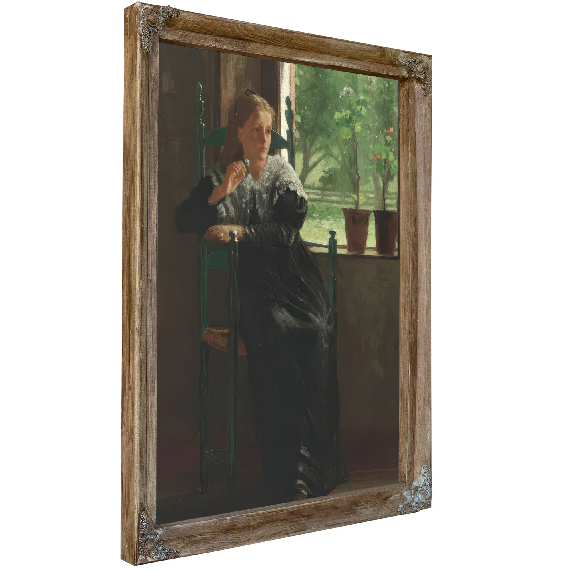 At The Window By Winslow Homer Fine Art Print