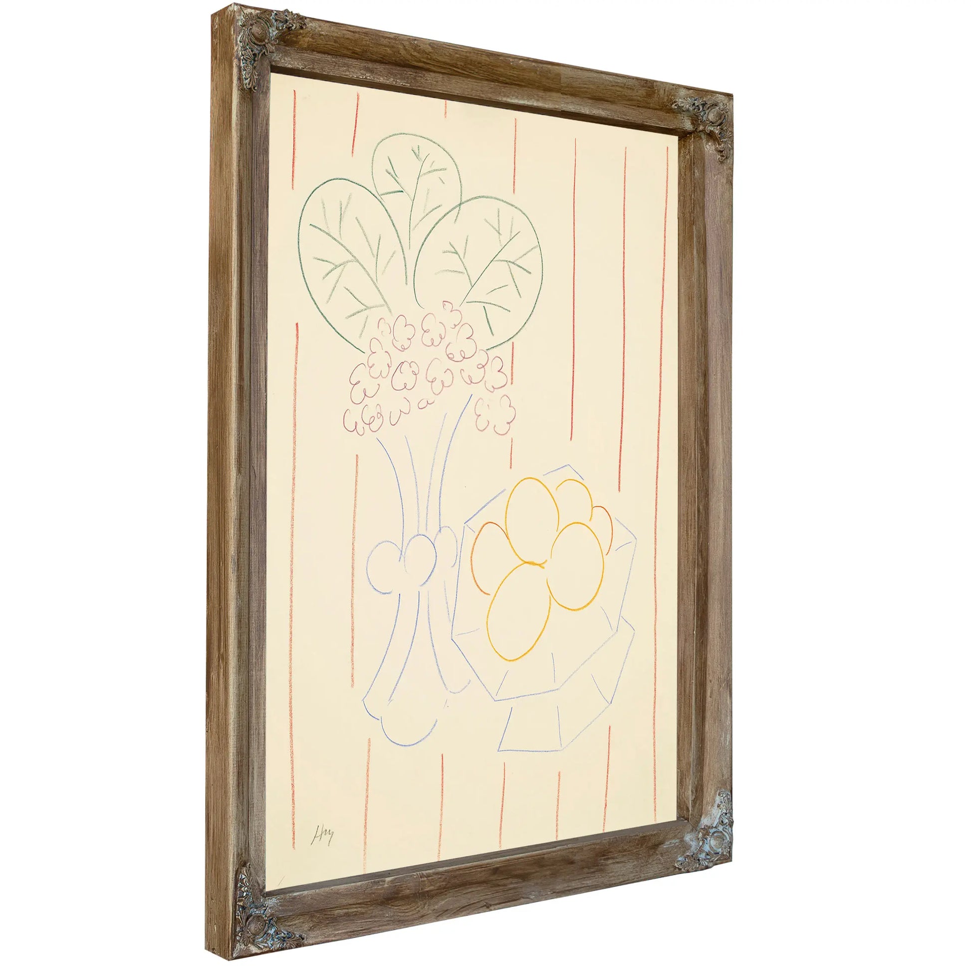 Pot De Fleurs (Fleurs Et Fruits) by Henri Matisse