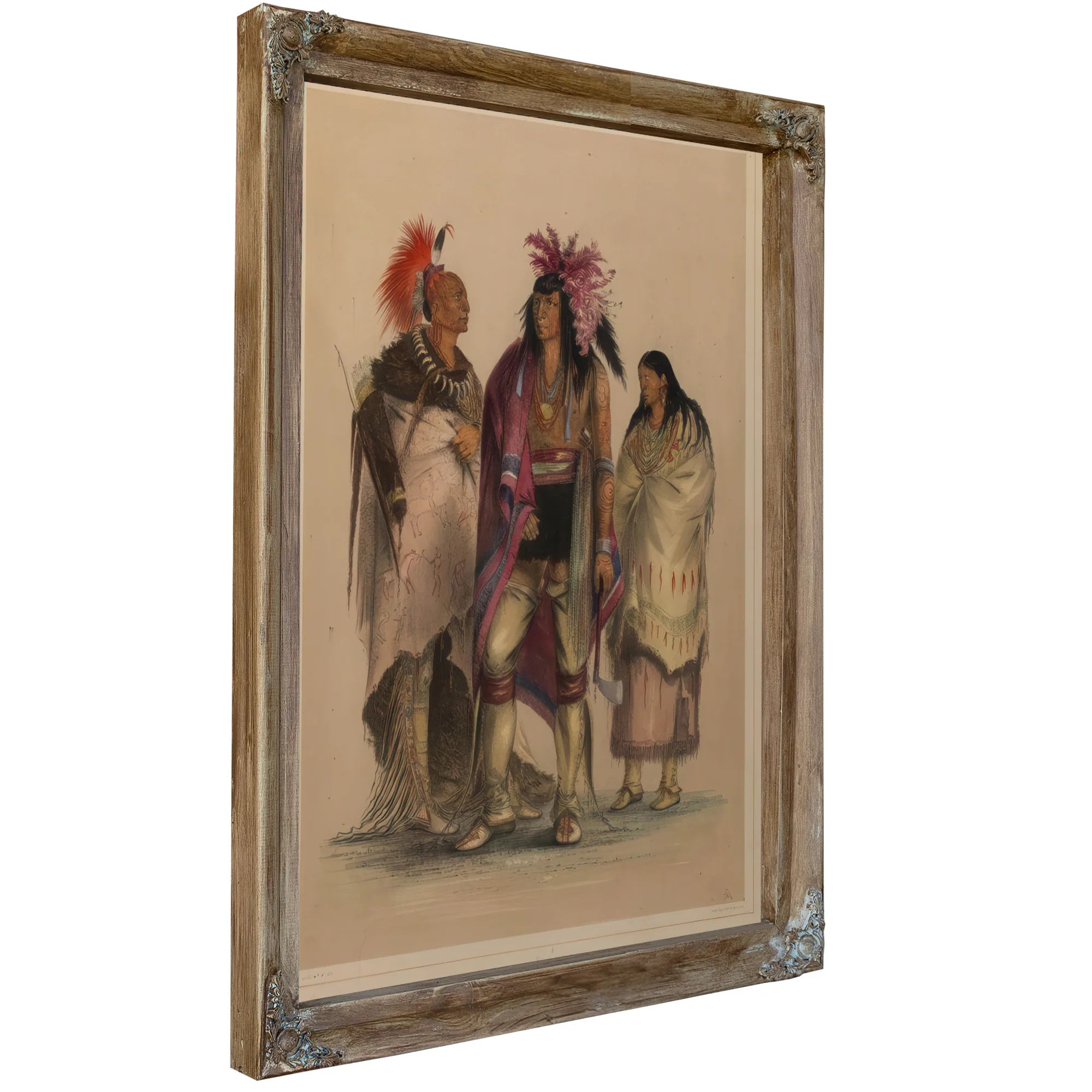 North American Indian Portfolio By George Catlin Fine Art Print