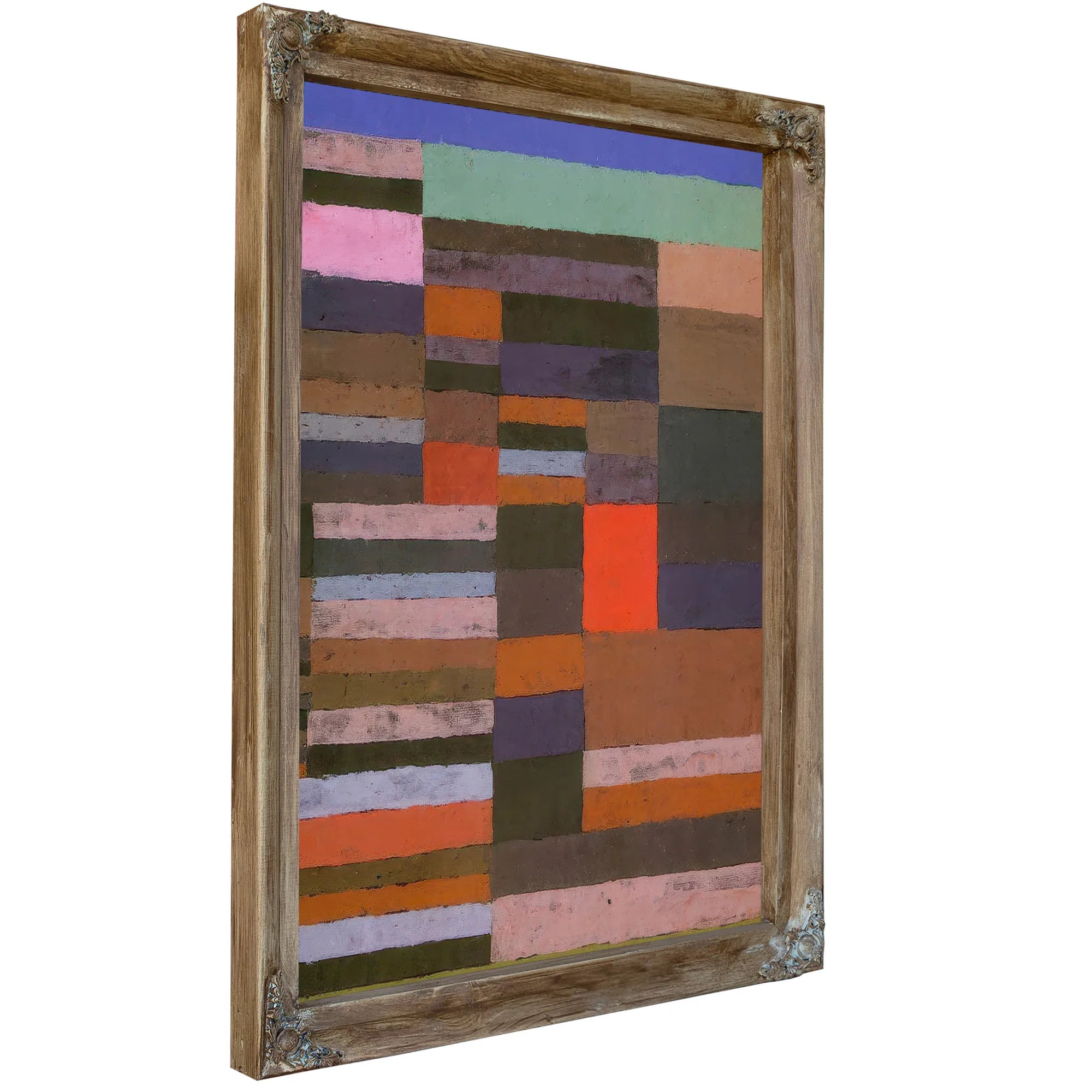 Individualized Measurement Of The Strata 1930 R 2 (82) By Paul Klee Fine Art Print