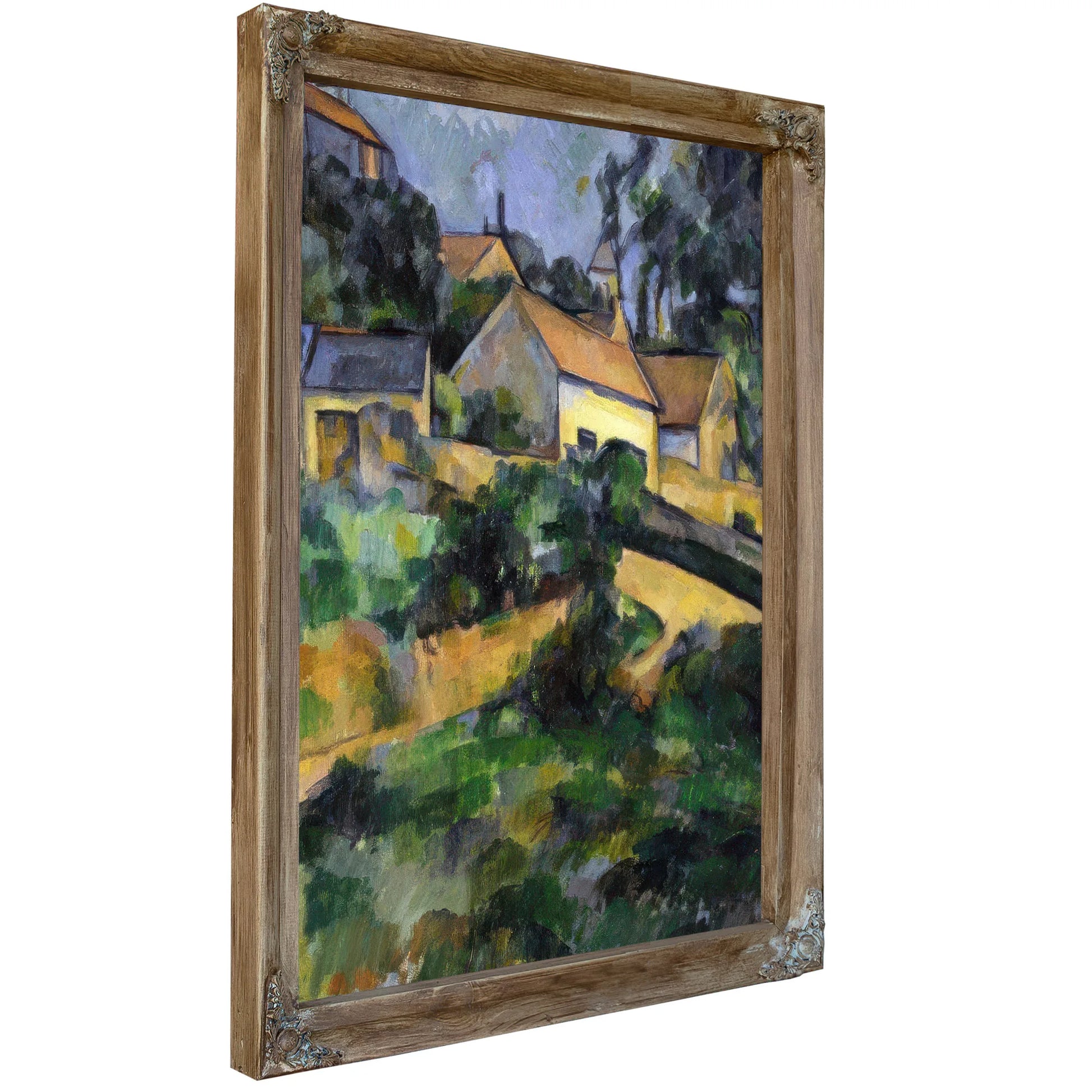 Turning Road At Montgeroult By Paul Cezanne Fine Art Print
