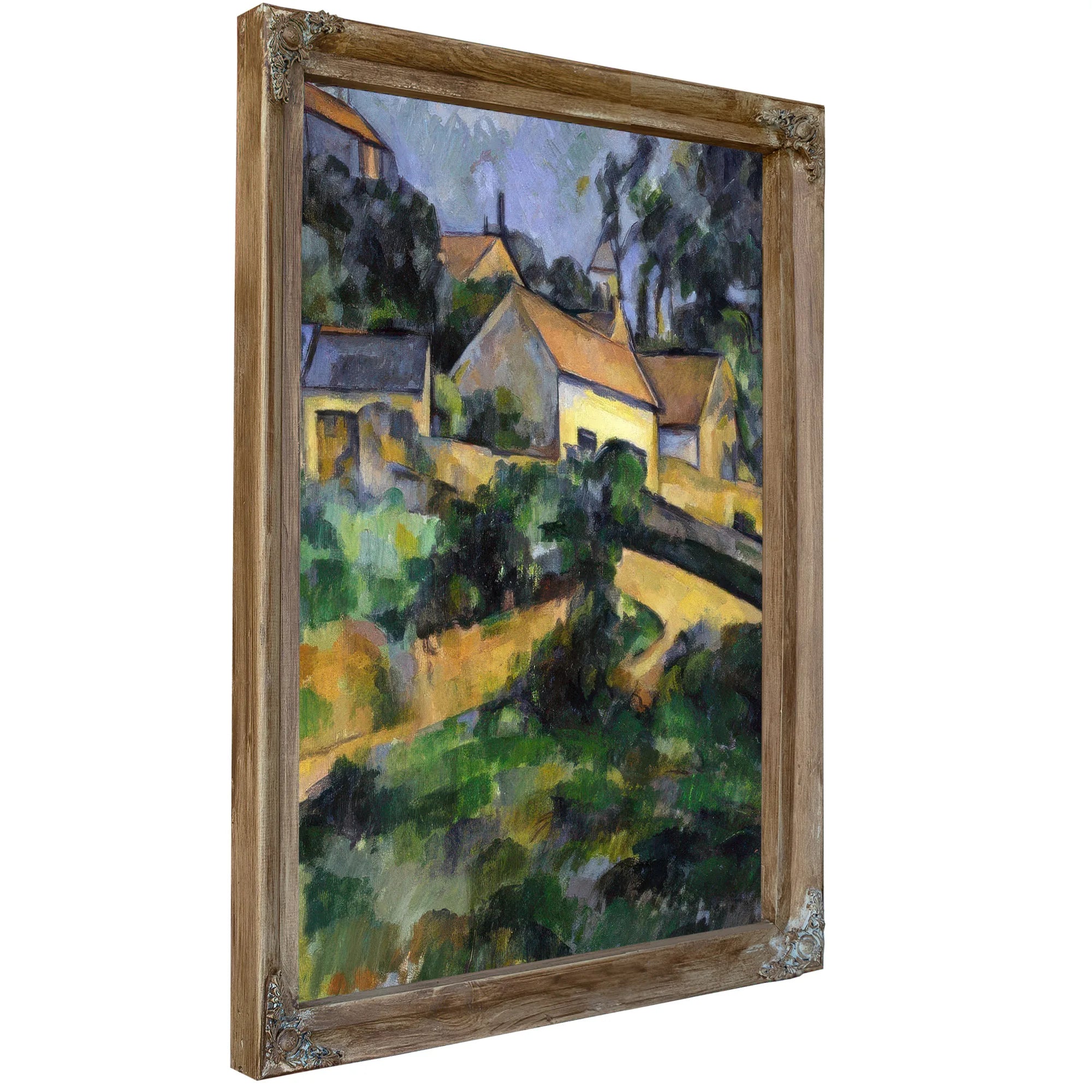 Turning Road At Montgeroult By Paul Cezanne Fine Art Print