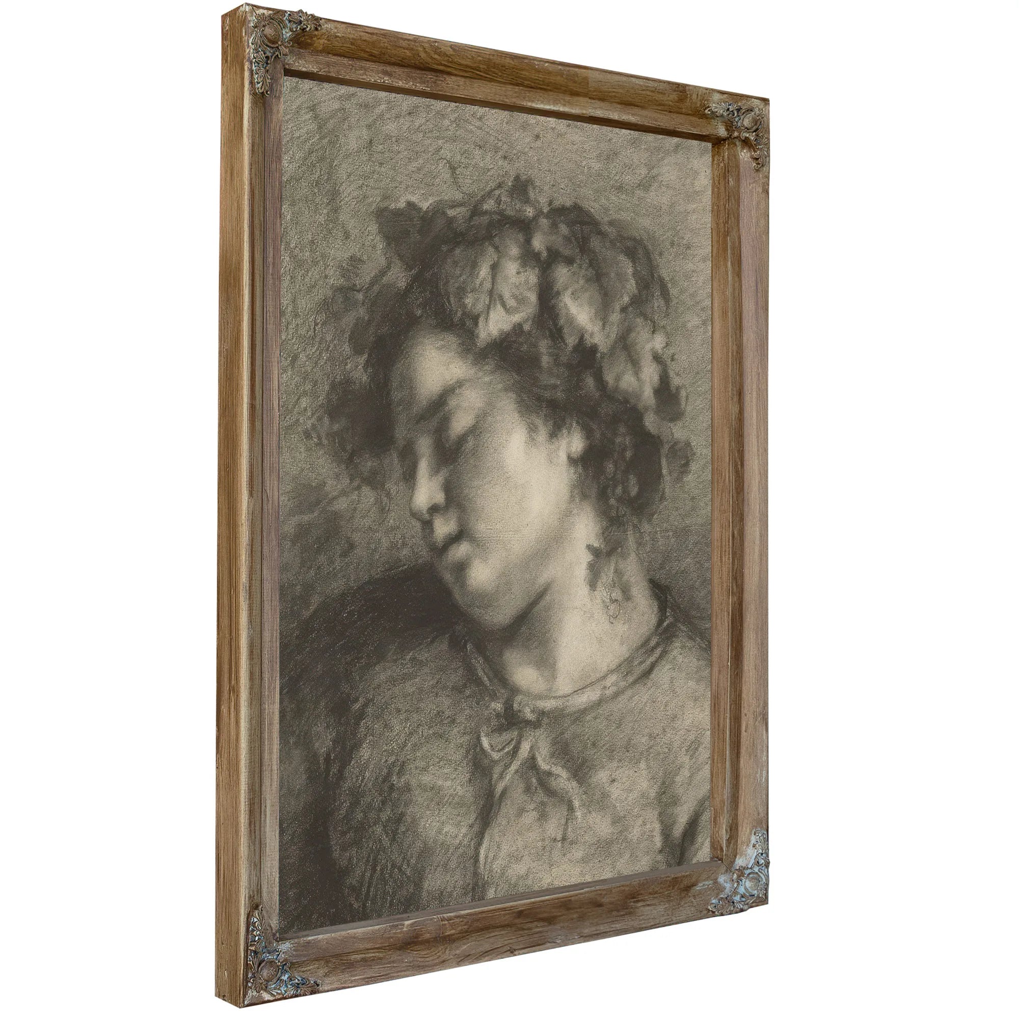 Head Of A Sleeping Bacchante By Jean Desire Gustave Courbet Fine Art Print