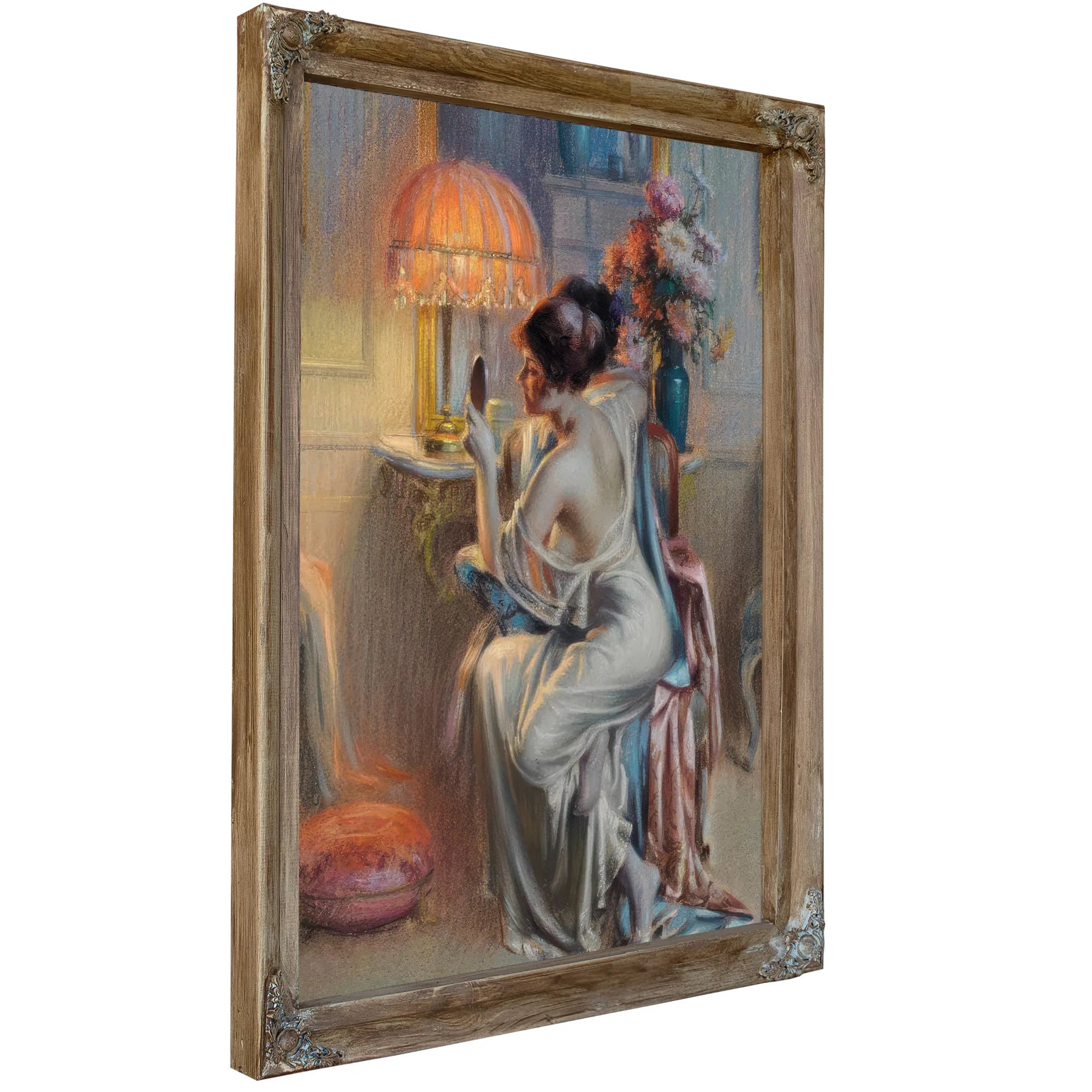 The Looking Glass By Enjolras Delphin Fine Art Print