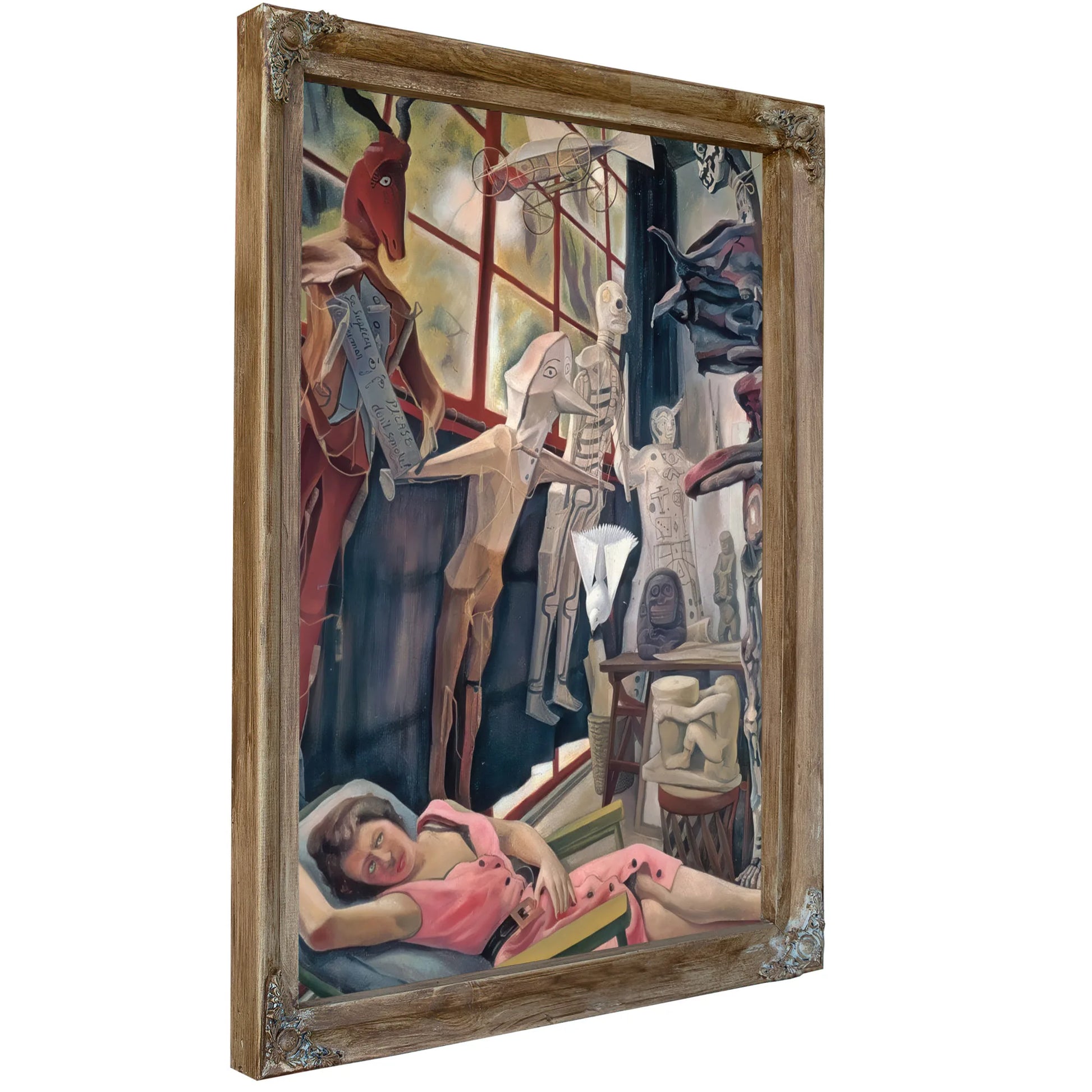 The Artists Studio By Diego Rivera Fine Art Print