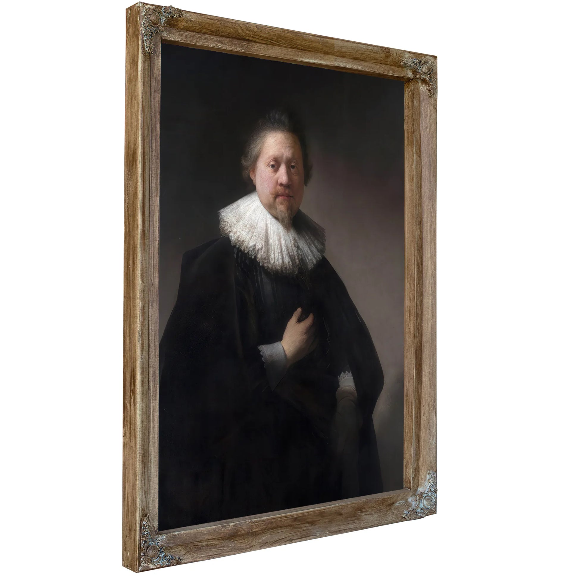 Portrait Of A Man By Rembrandt Fine Art Print