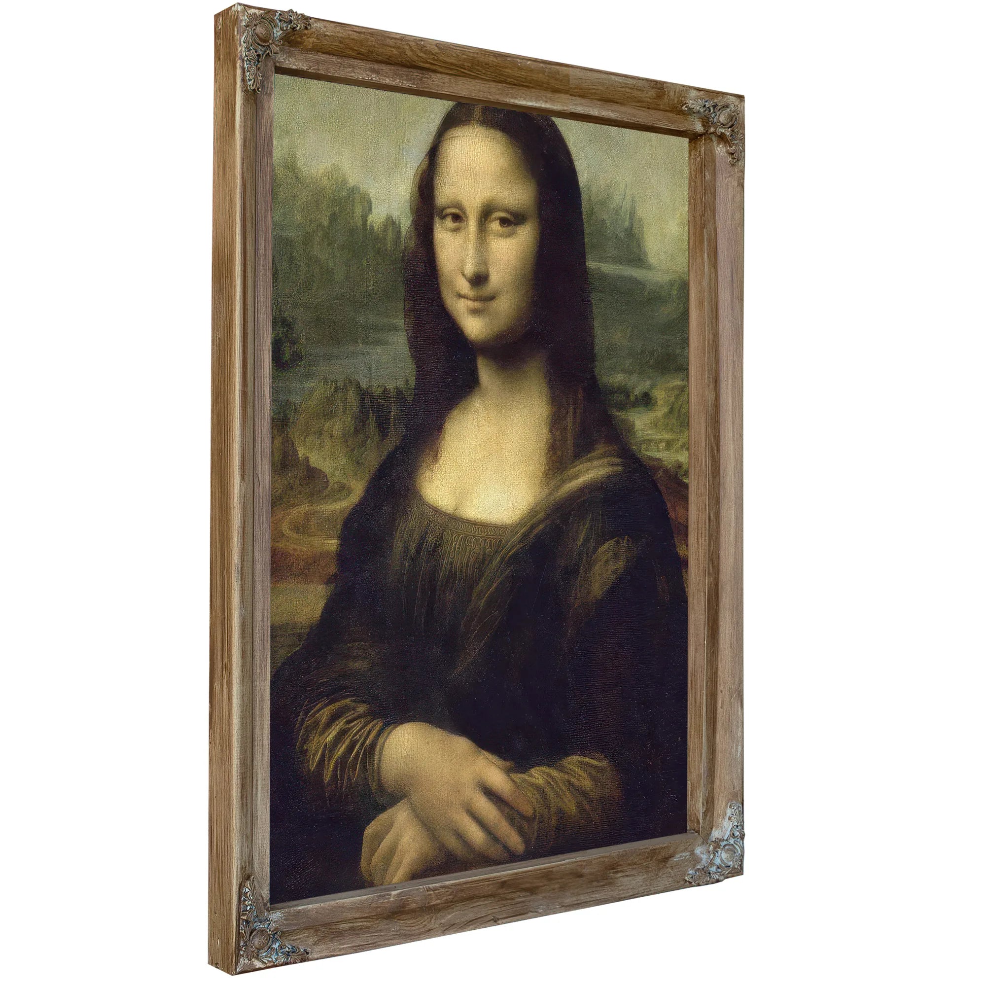 La Joconde Portrait De Monna Lisa By Leonardo Da Vinci Fine Art Print