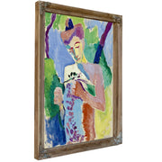 Woman With A Purple Scarf by Henri Matisse