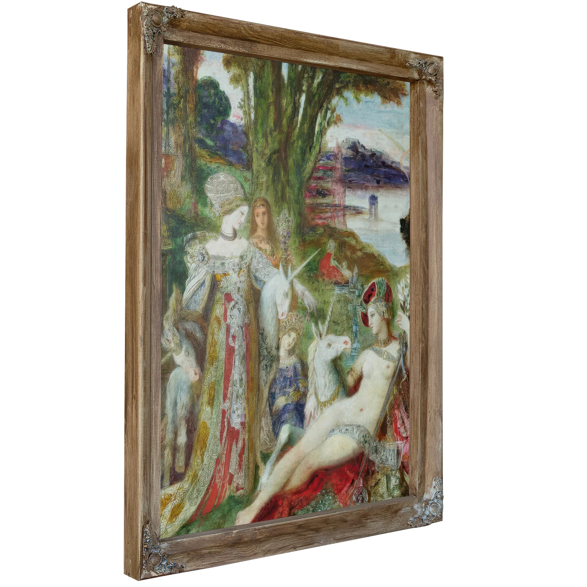 The Unicorns By Gustave Moreau Fine Art Print