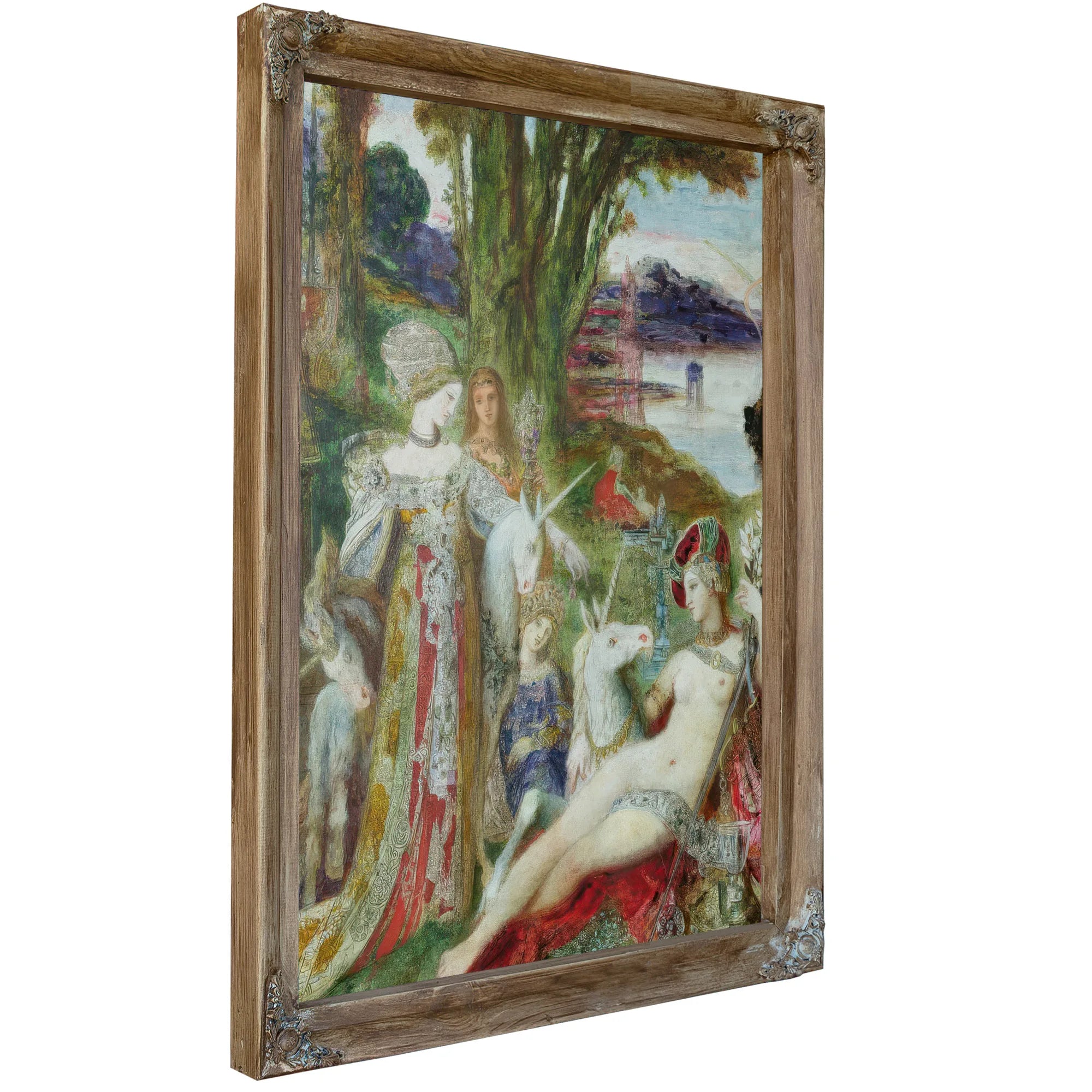 The Unicorns By Gustave Moreau Fine Art Print